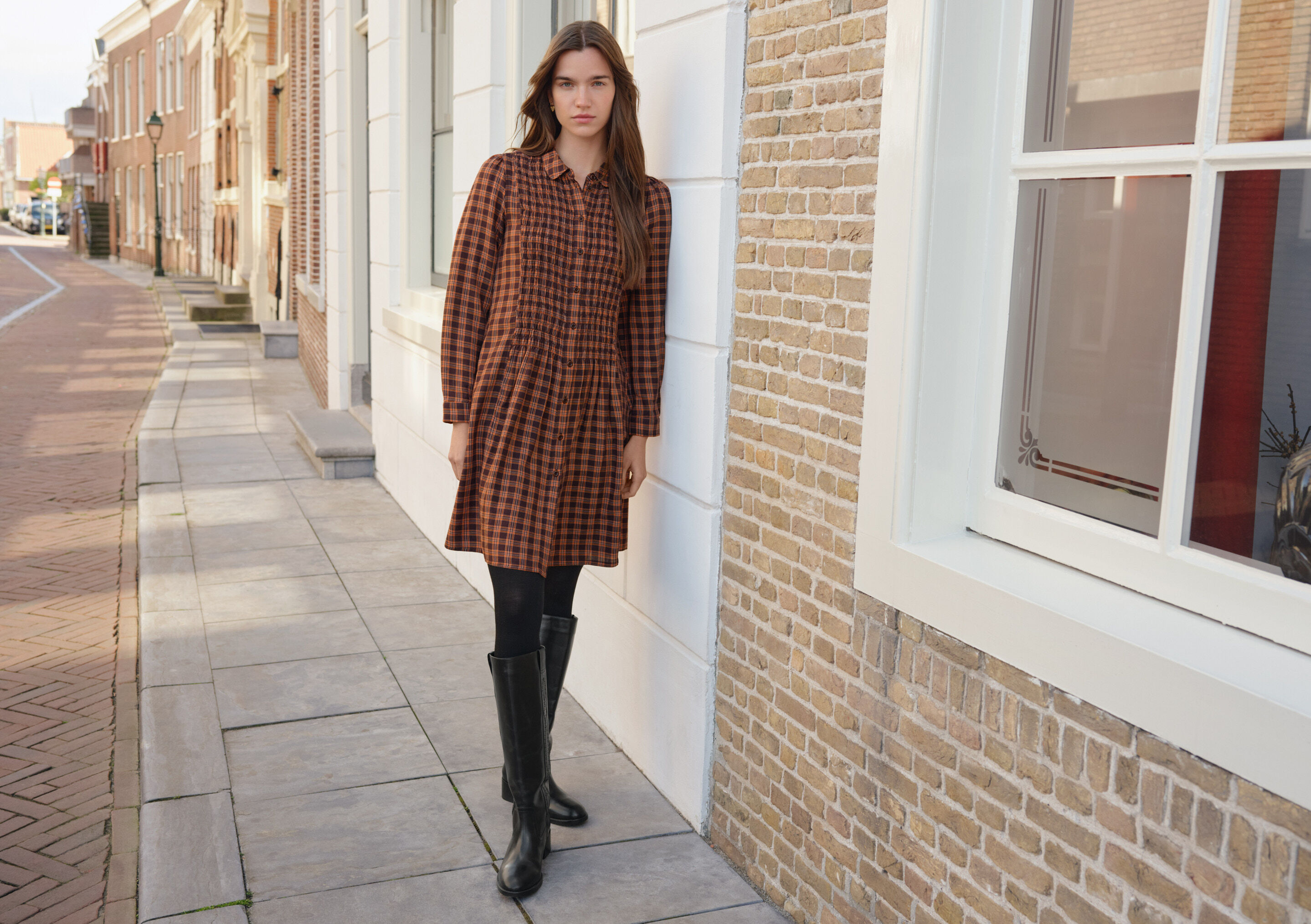 Cardigan mit Waffelmuster