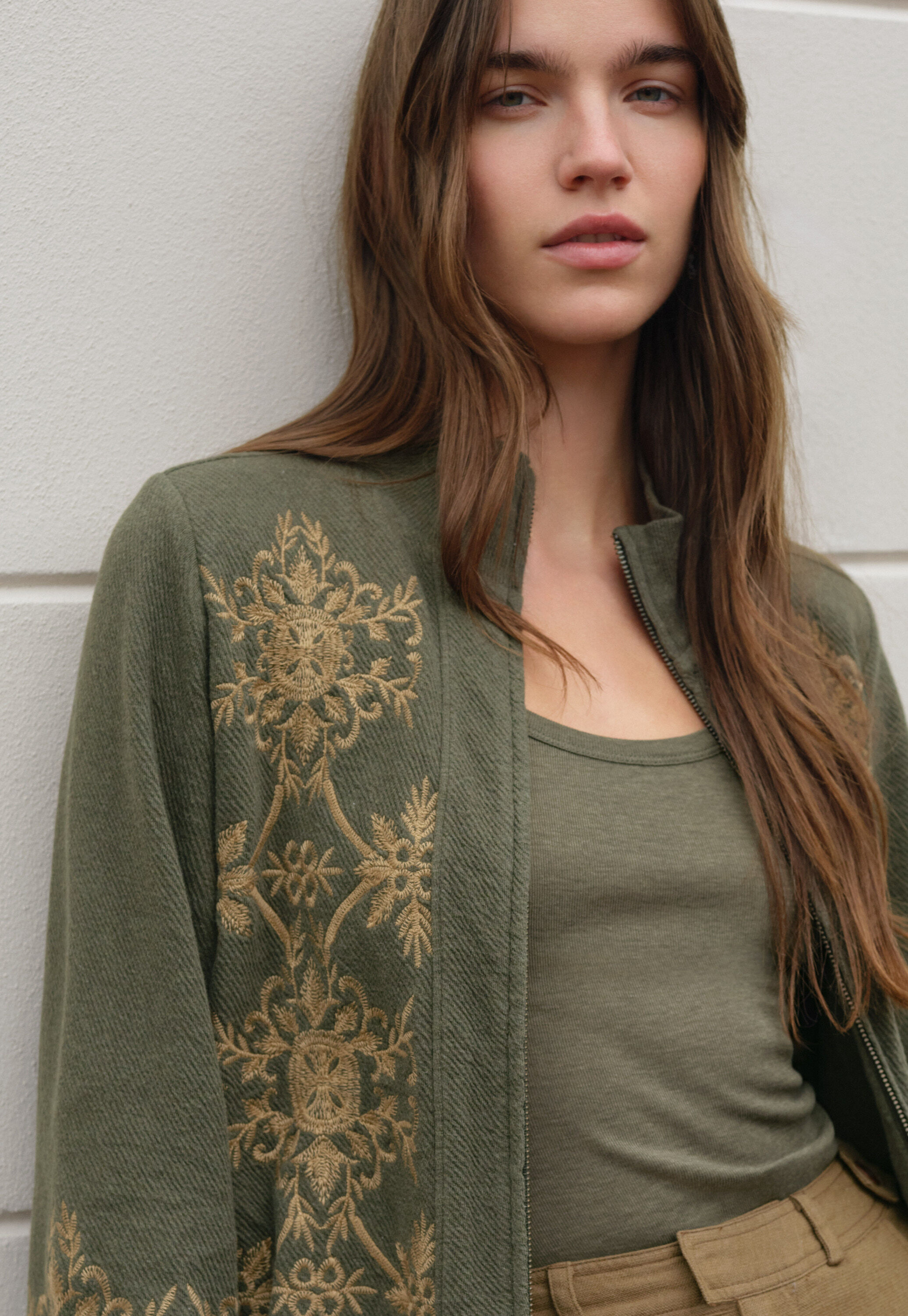 Cardigan mit Waffelmuster