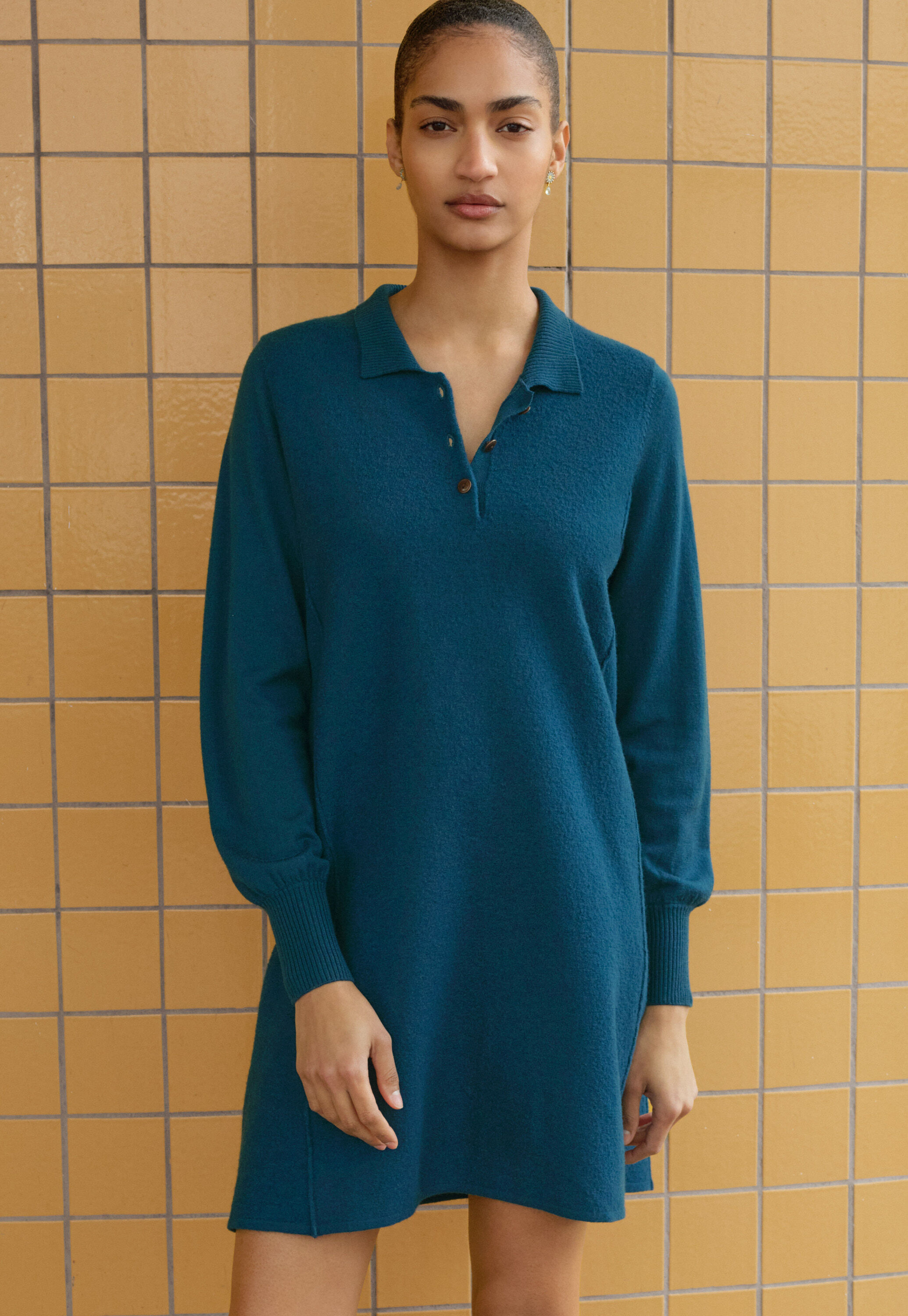 Spitzenmuster-Pullover