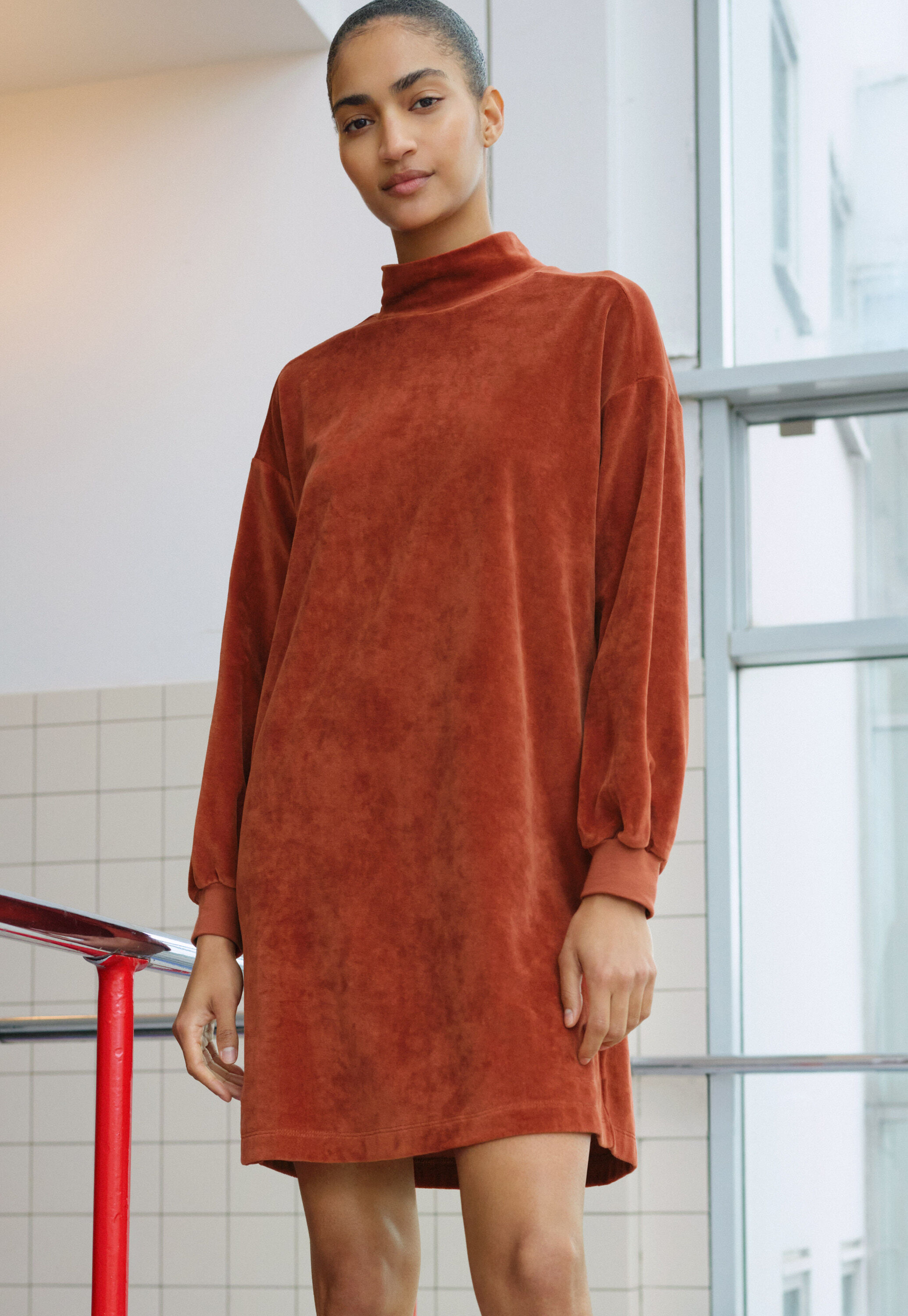 Sweatshirtkleid aus Jersey