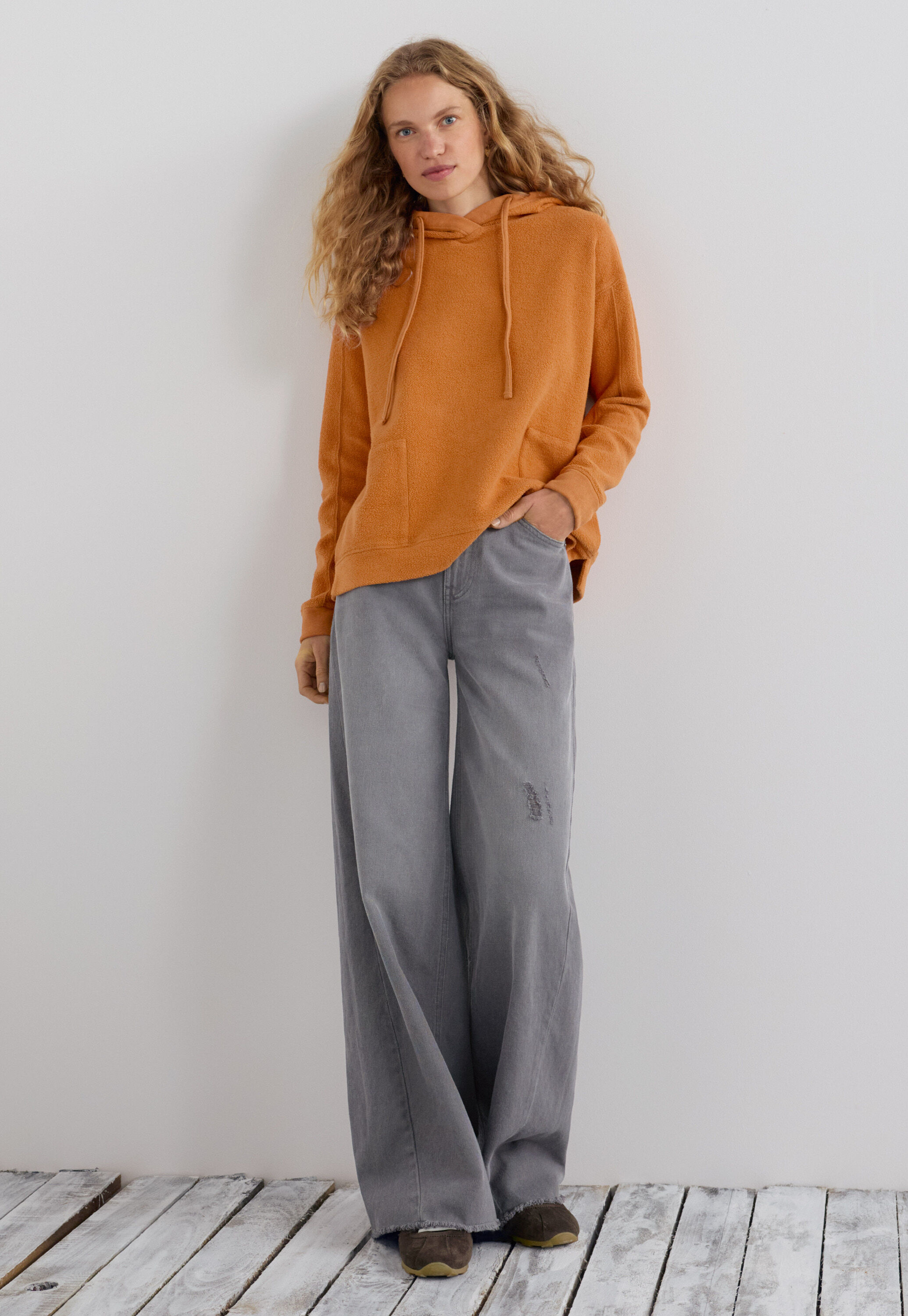 Zopfmuster-Pullover