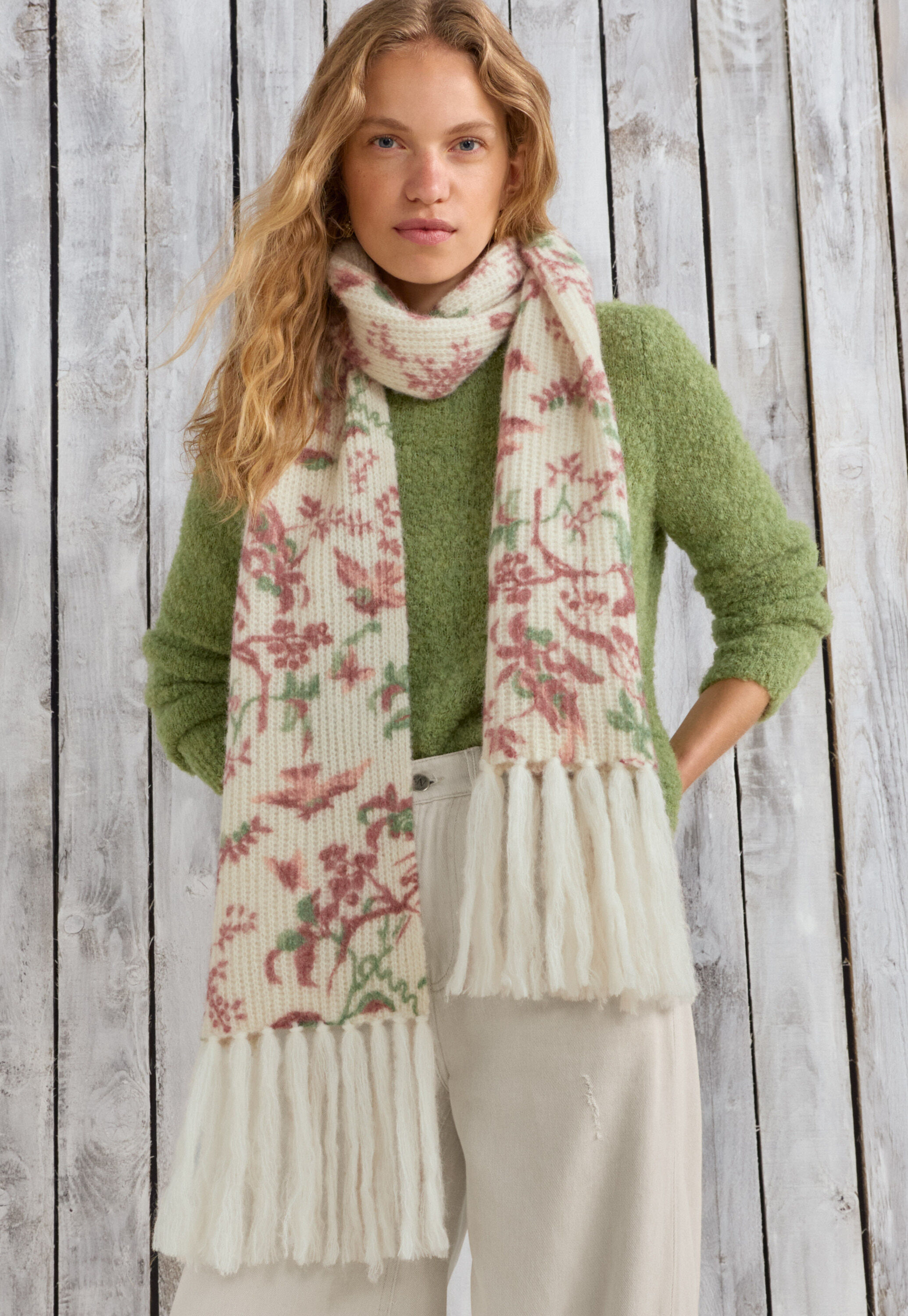 Zopfmuster-Pullover