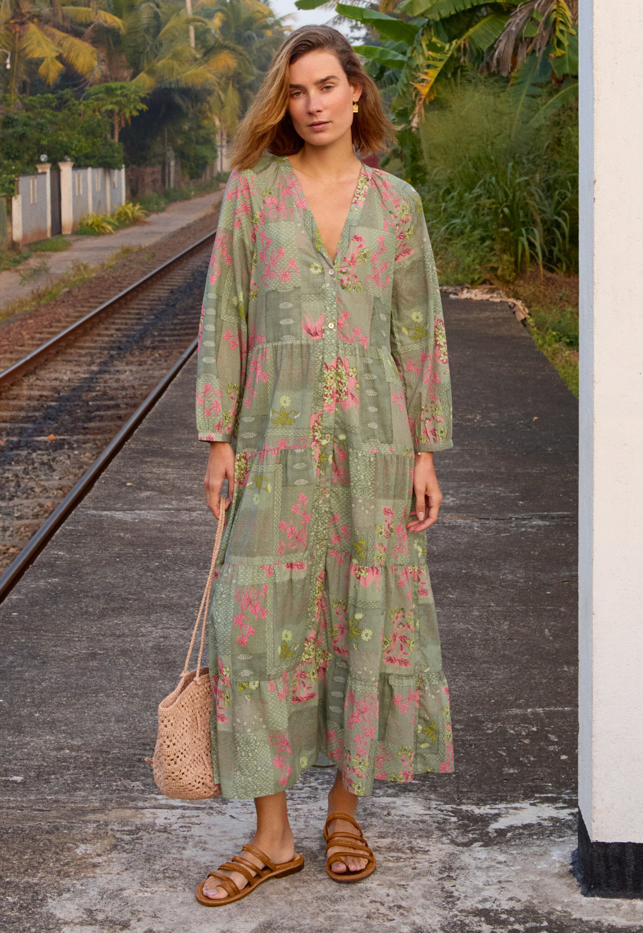 Bedruckter Maxirock