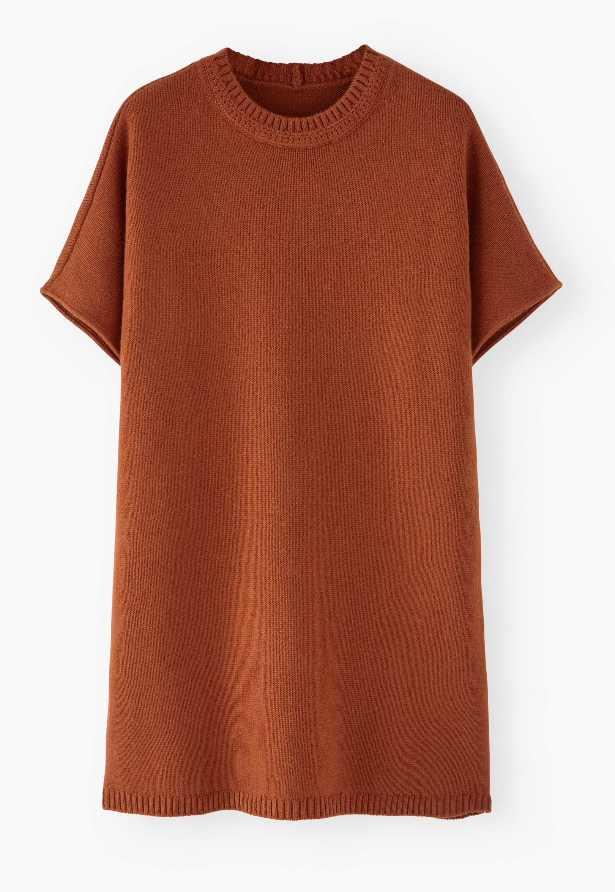 Strickkleid mit Dolman-&Auml;rmeln, Gebranntes Orange, large