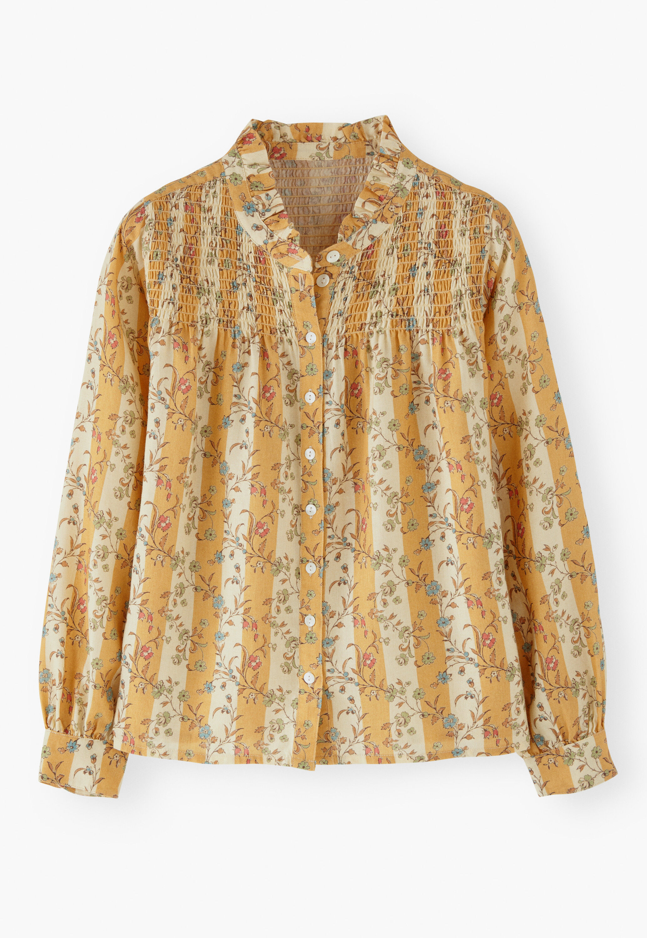Print-Bluse, Zartes Gelb, large