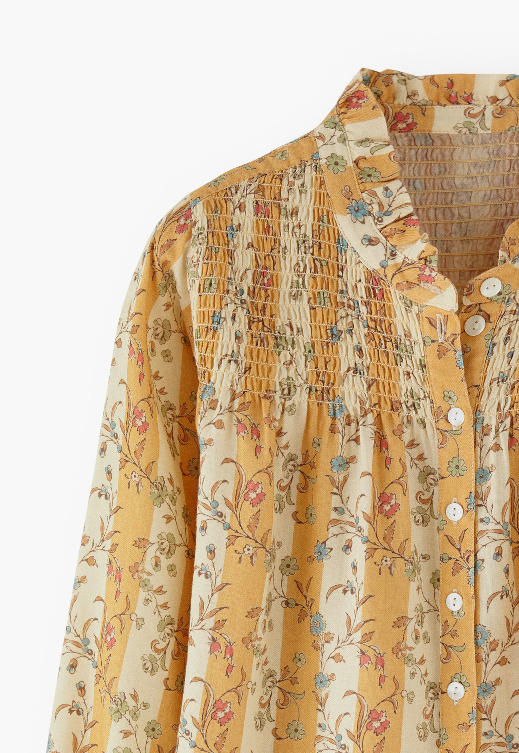 Print-Bluse, Zartes Gelb, large