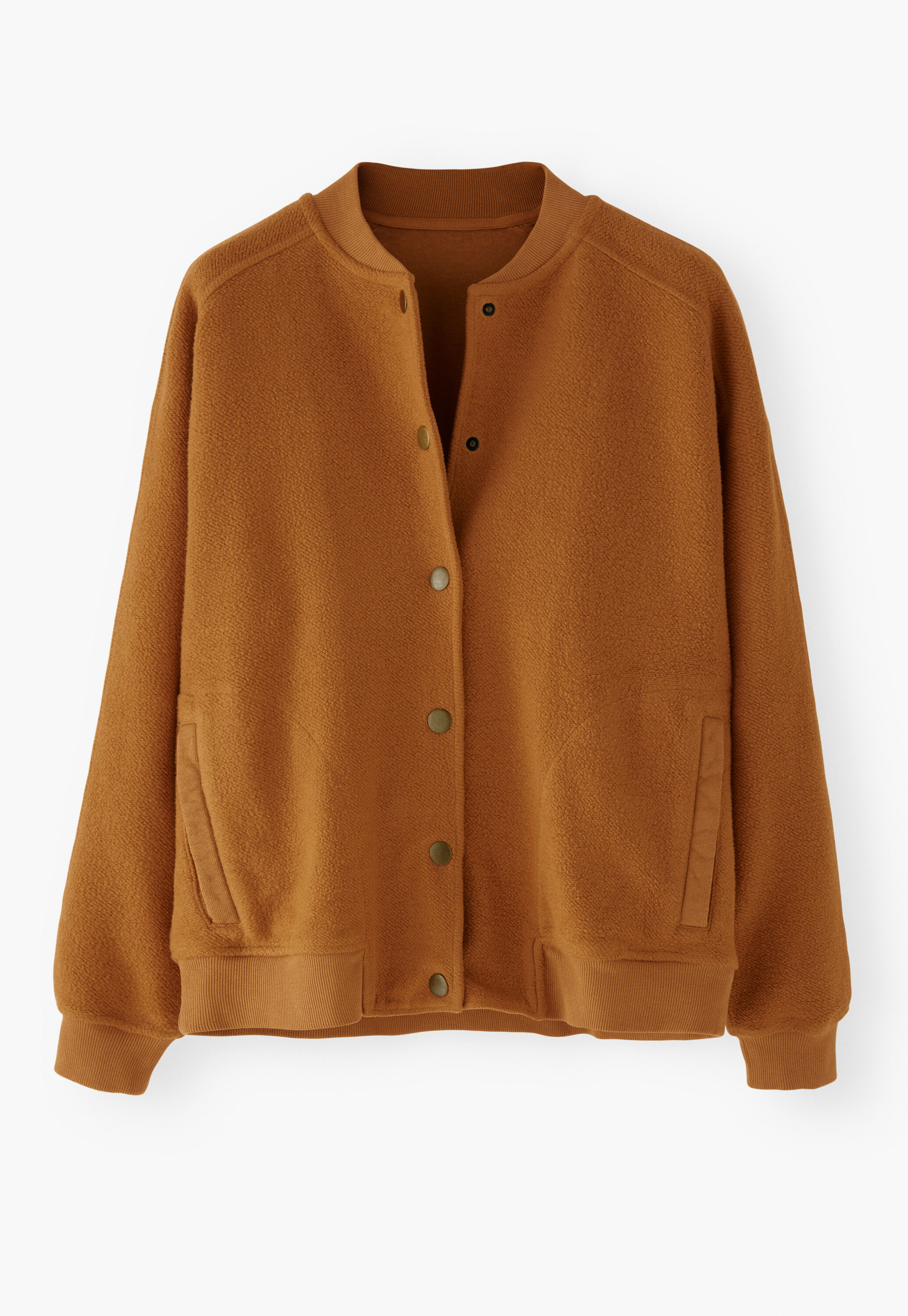 Jersey-Jacke, Ingwer, large