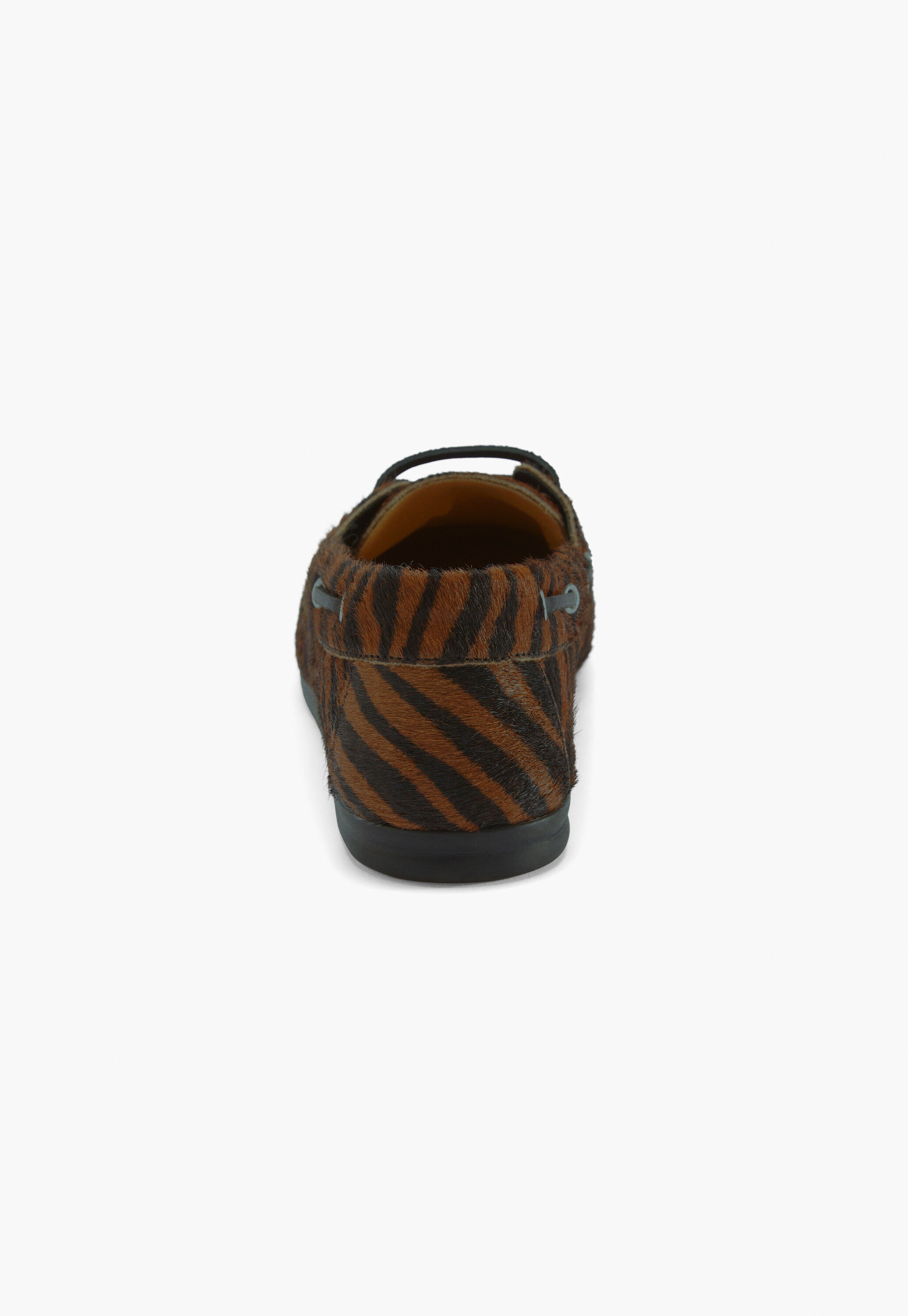 Gestreifte Loafer, Braun, large