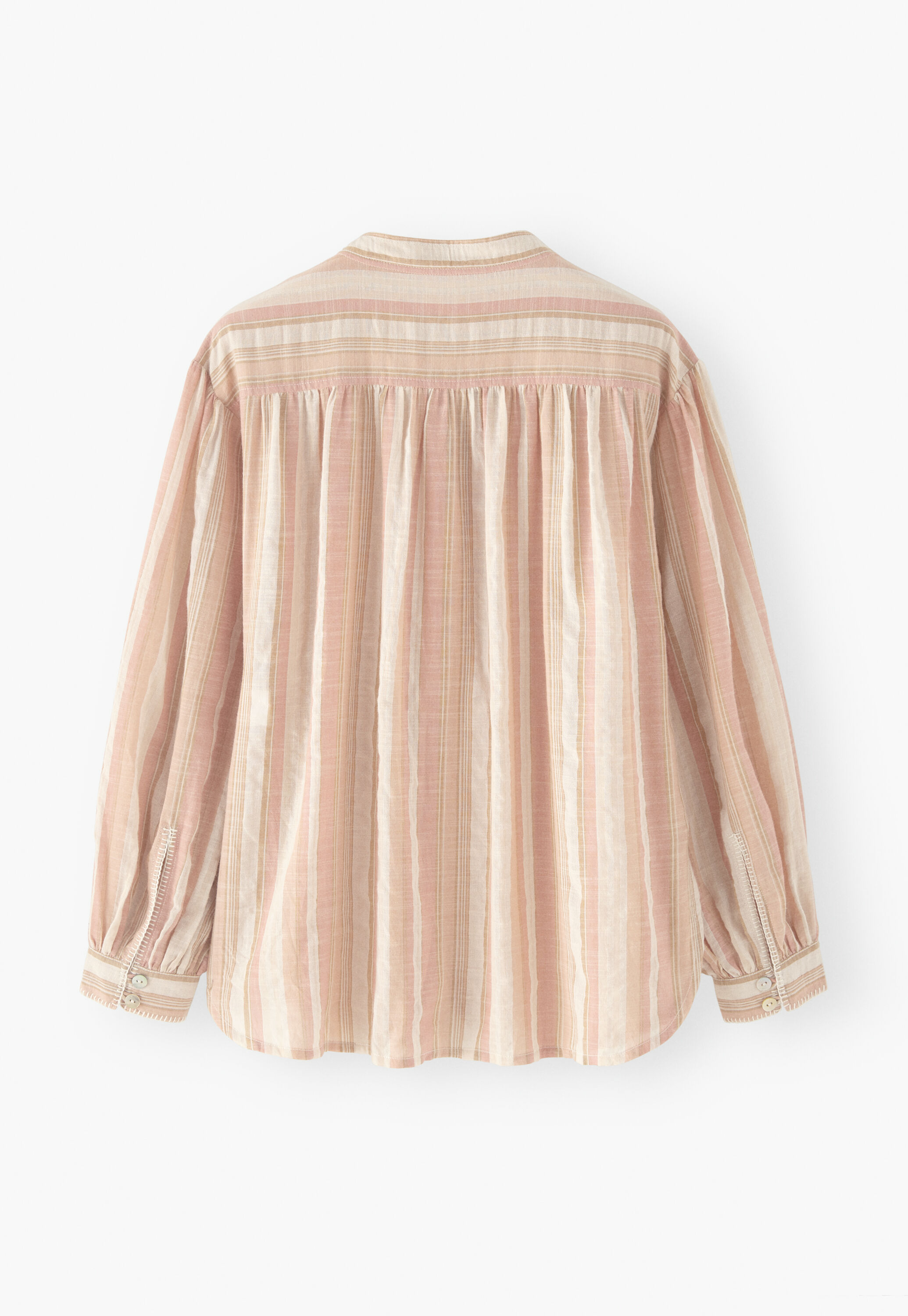 Gestreifte Bluse, Rosenpink, large