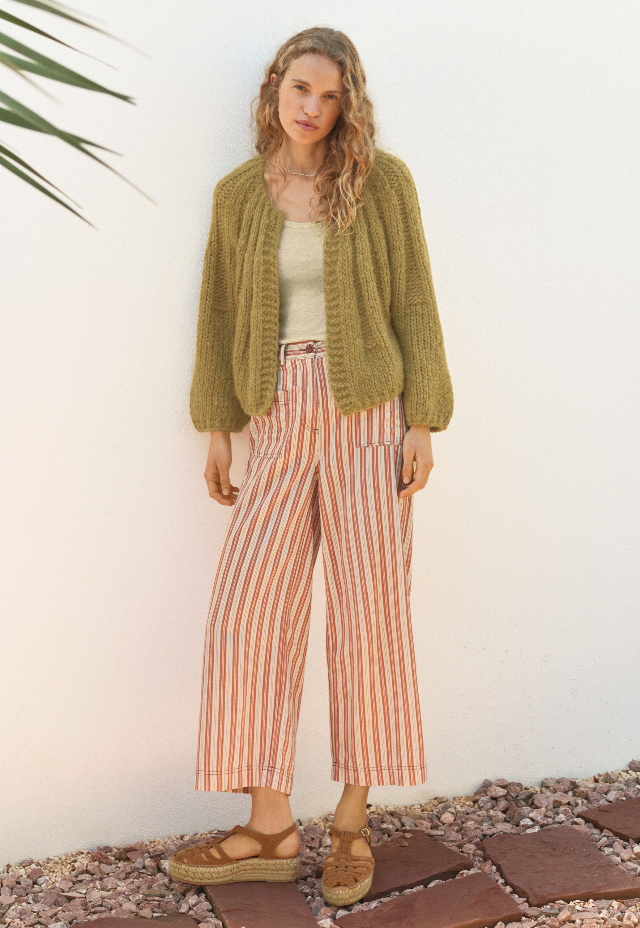 Handgestrickter Cardigan