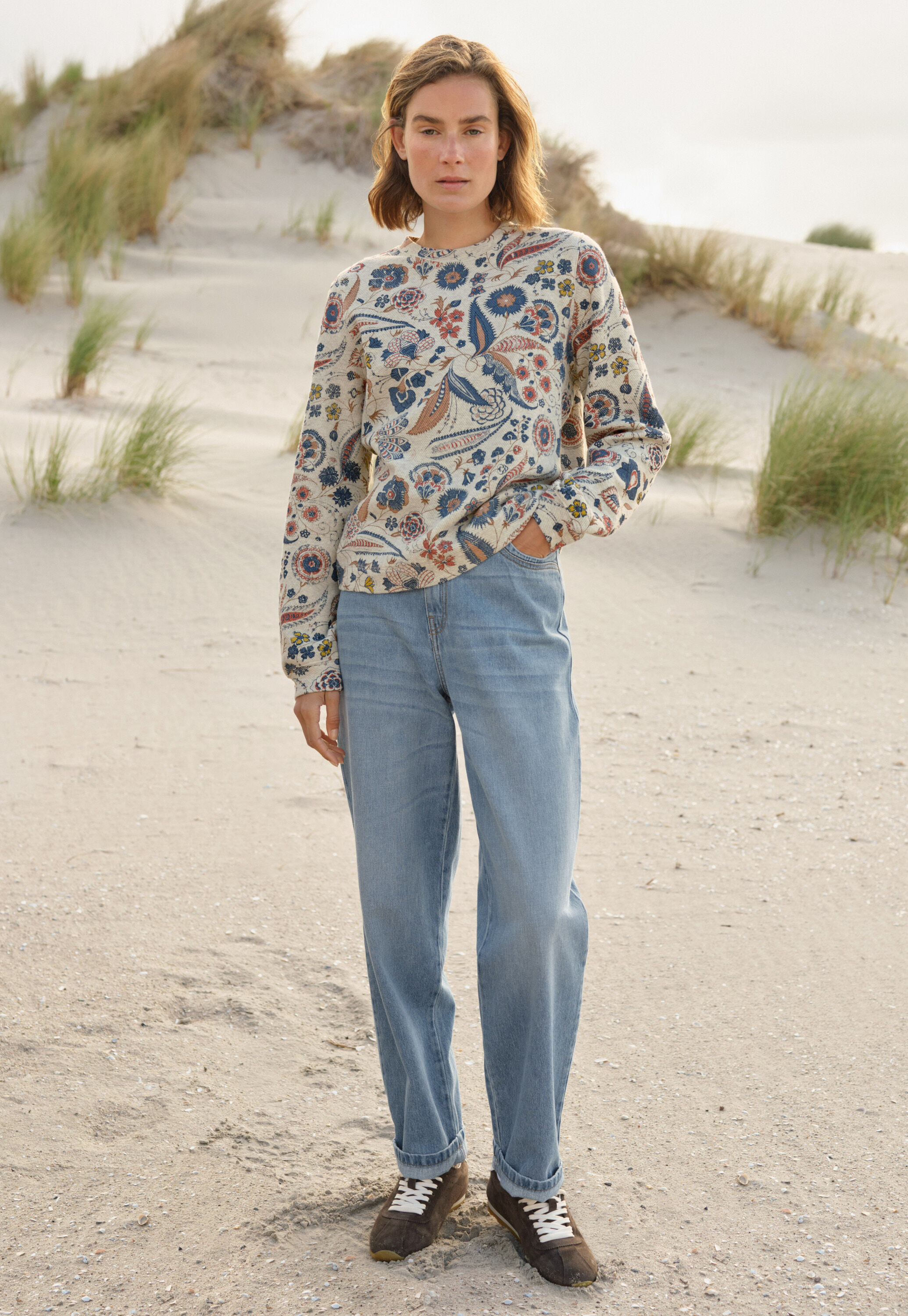Bedrucktes Jersey-Sweatshirt