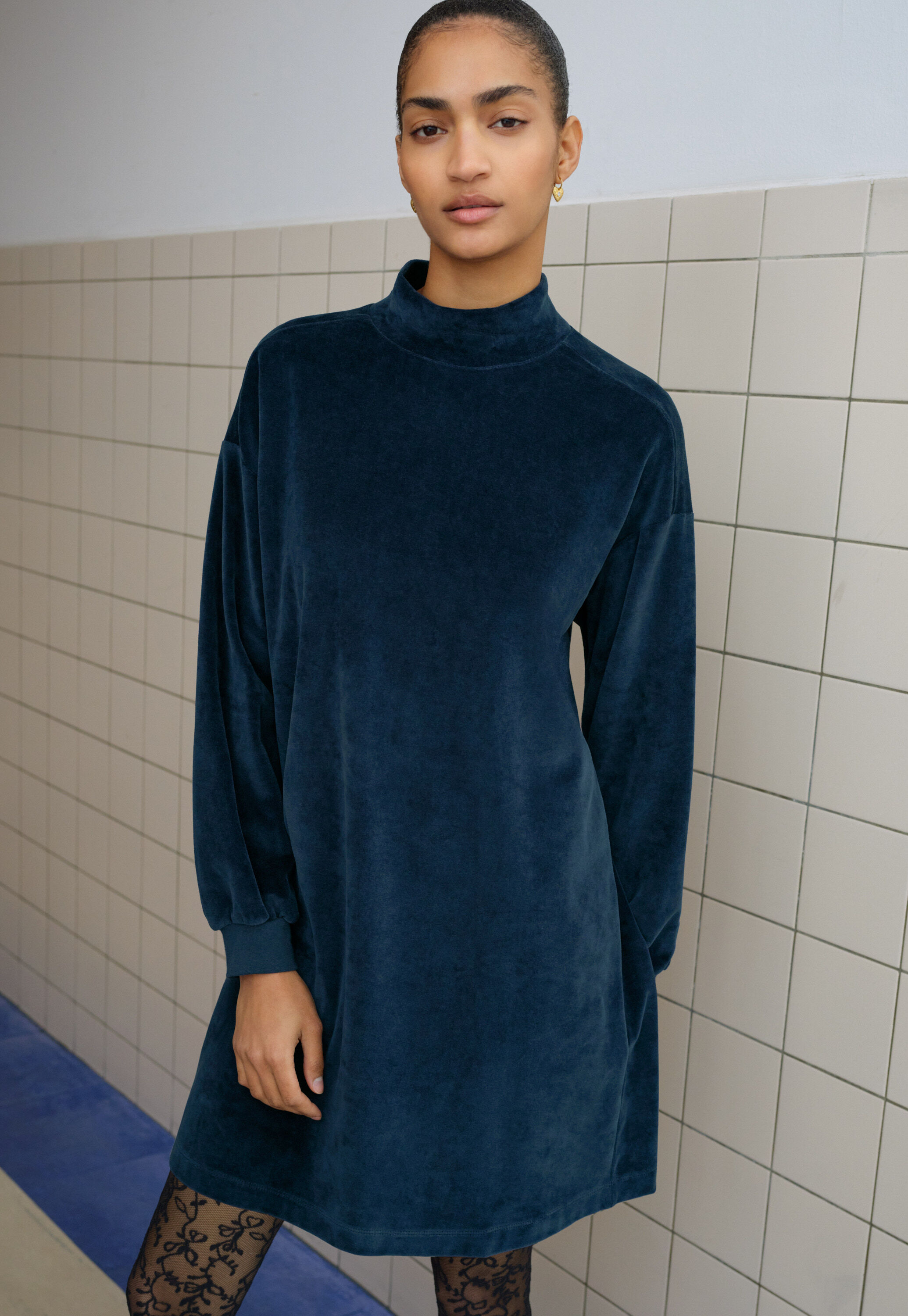 Sweatshirtkleid aus Jersey