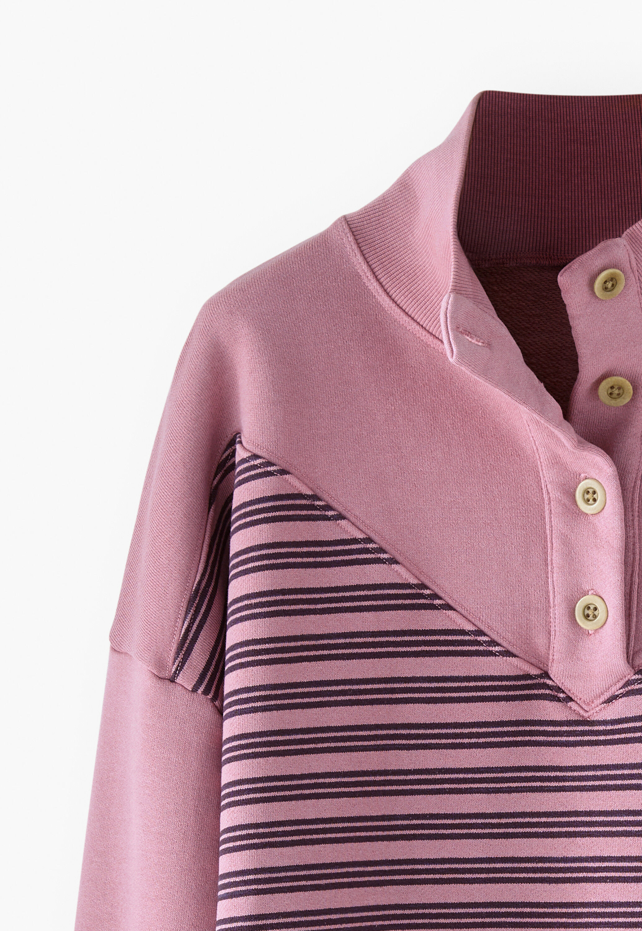 Sweatshirt mit Streifen