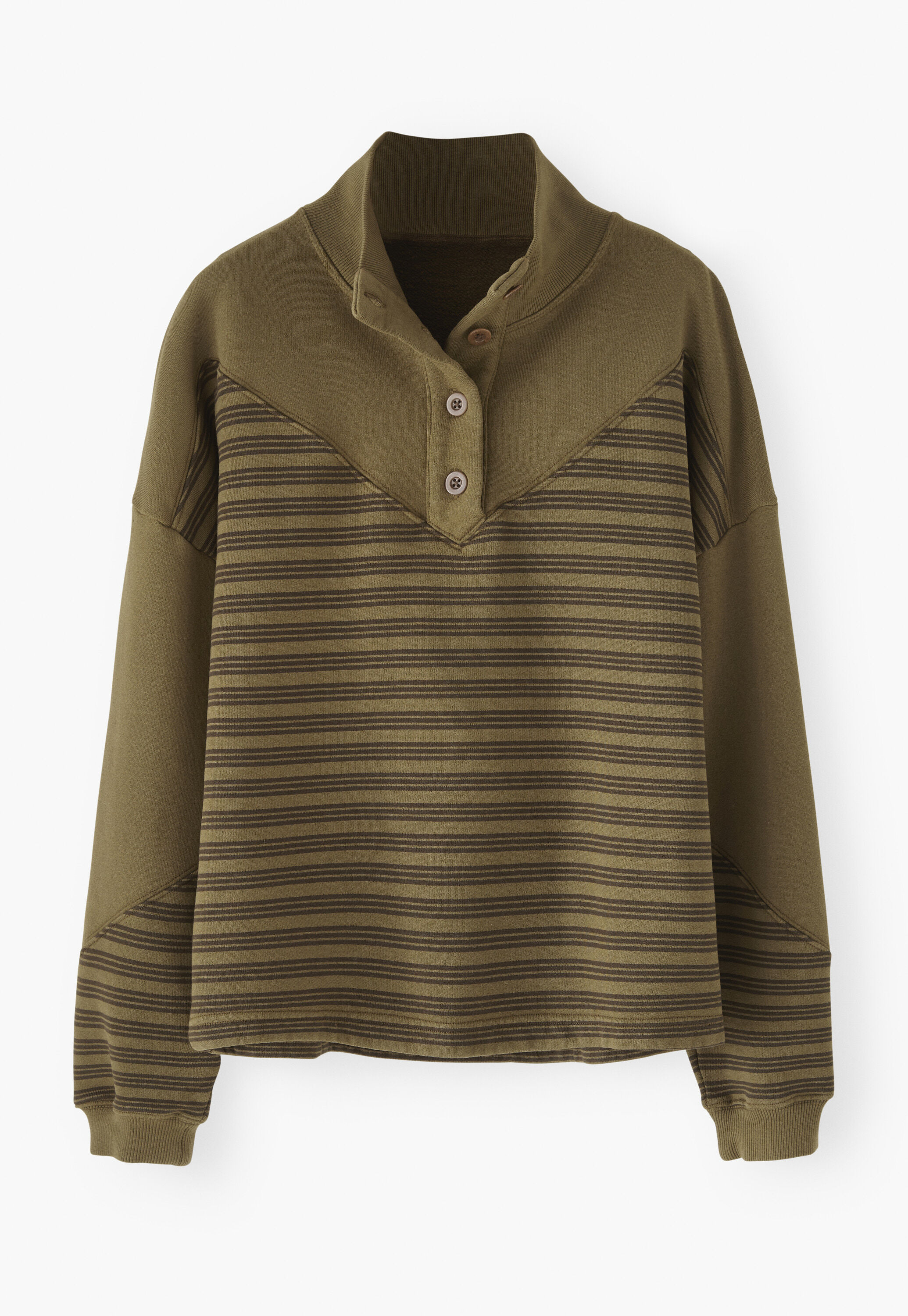 Sweatshirt mit Streifen