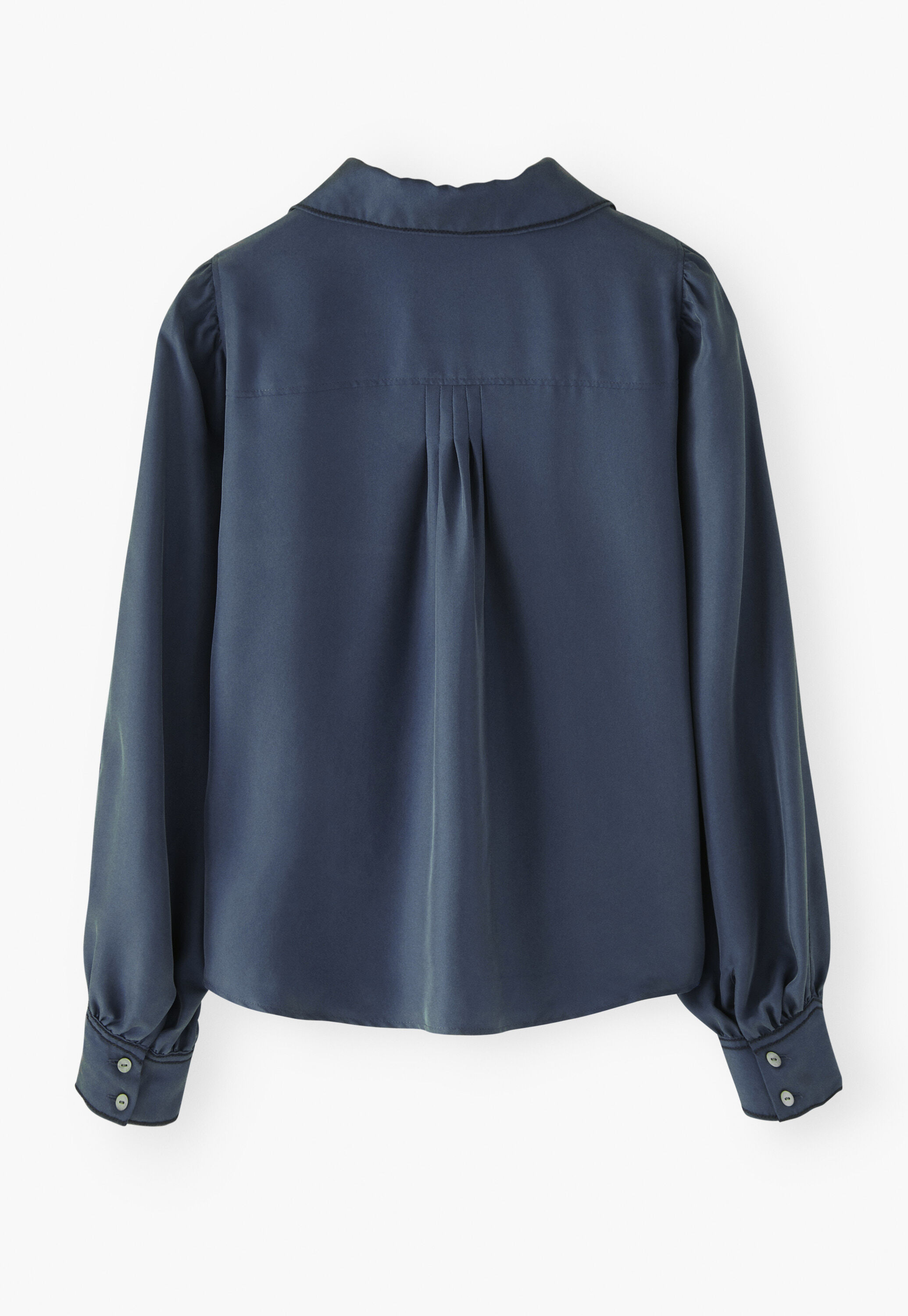 Bluse mit Ziern&auml;hten