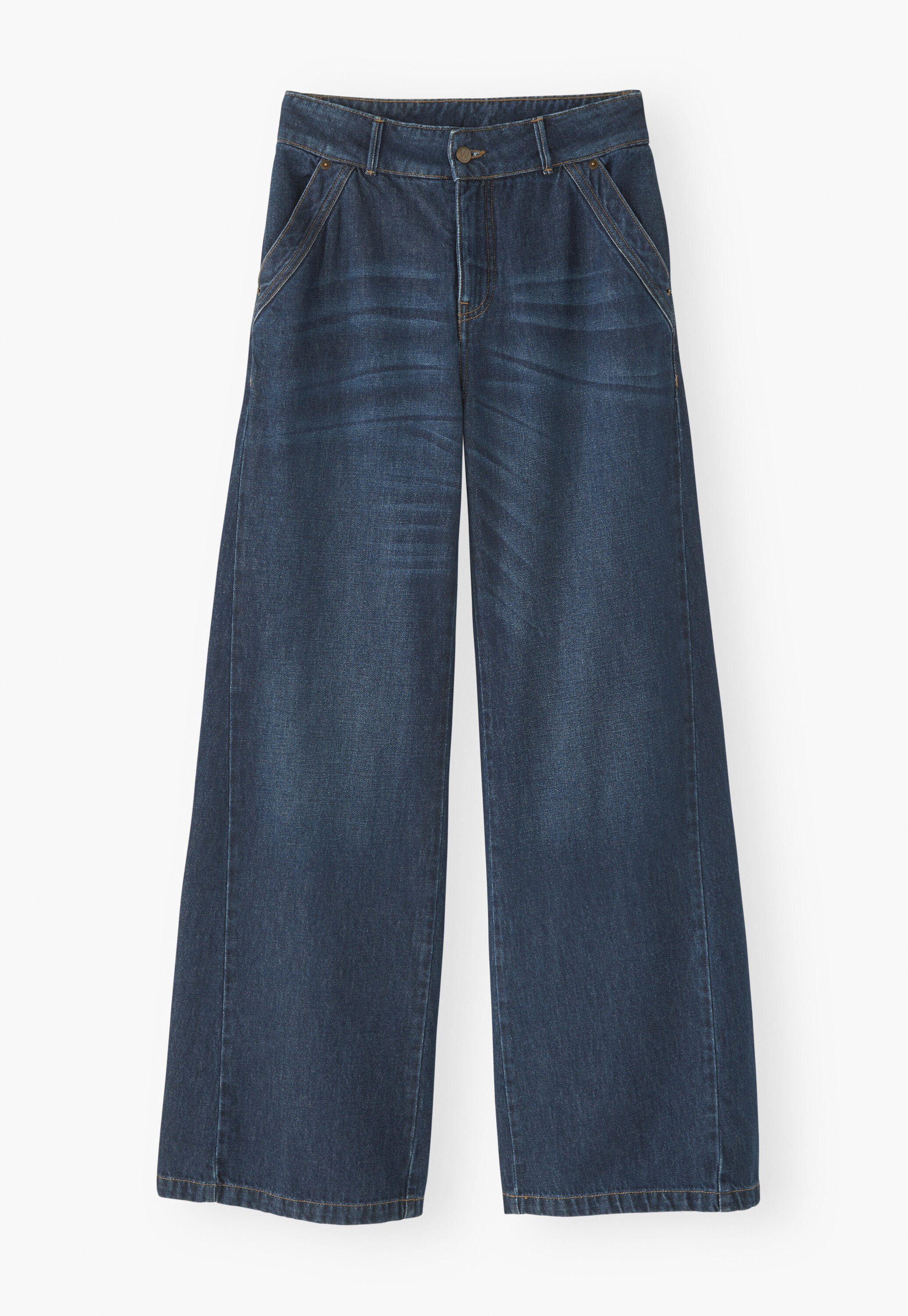 Jeans mit weitem Schlag