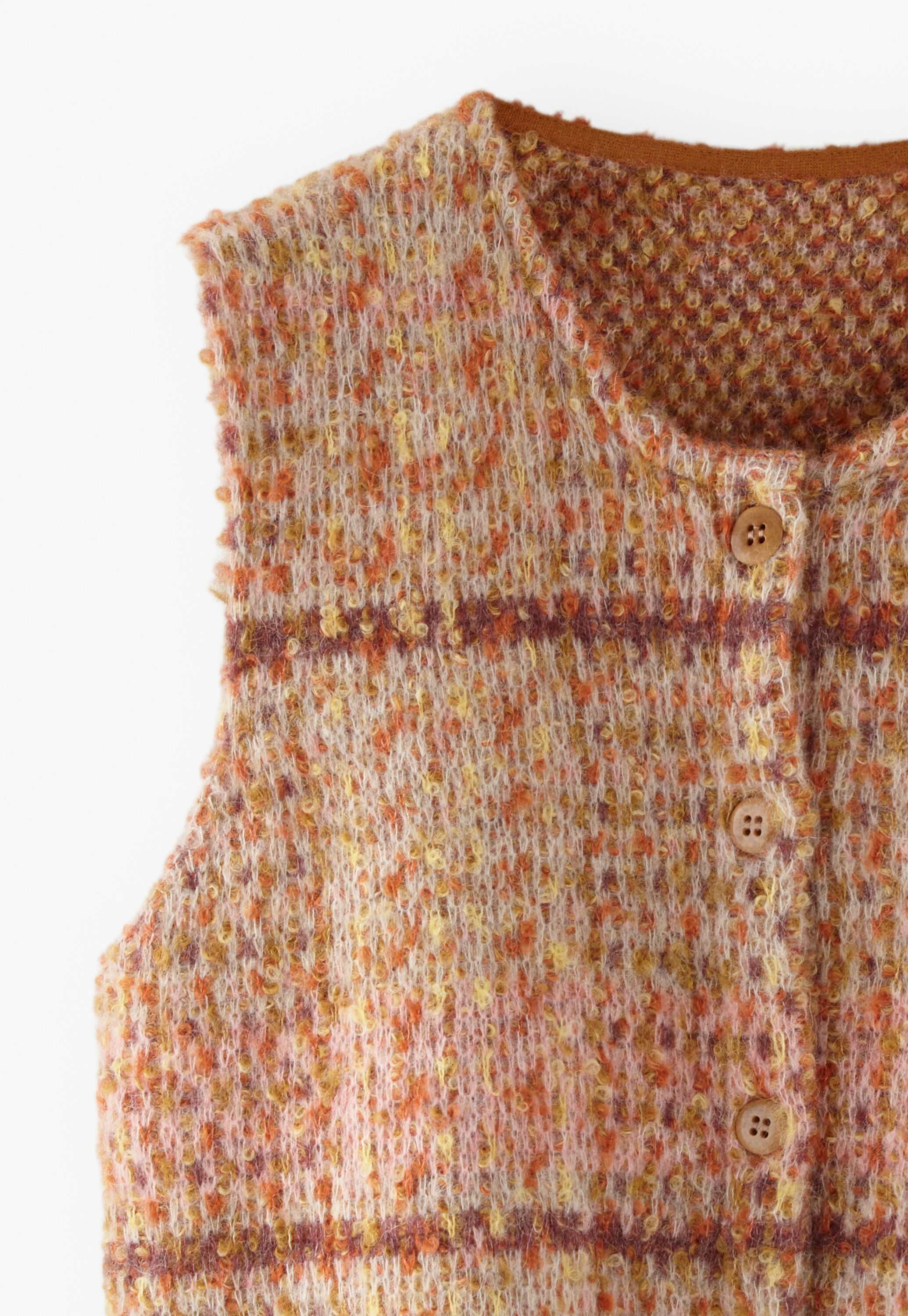 Karo-Strickweste