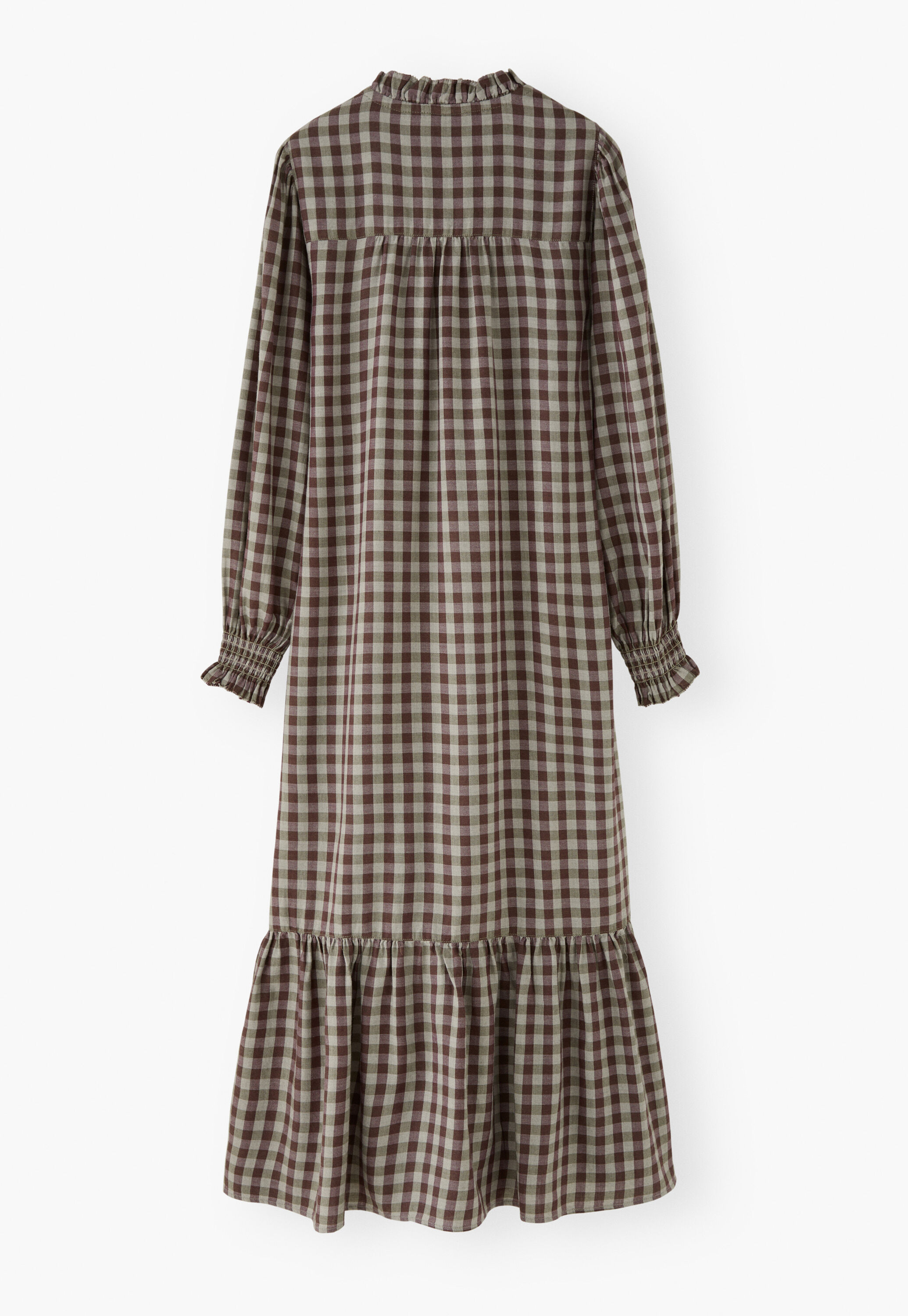 Kleid aus Lyocell, Baumwolle und Wolle