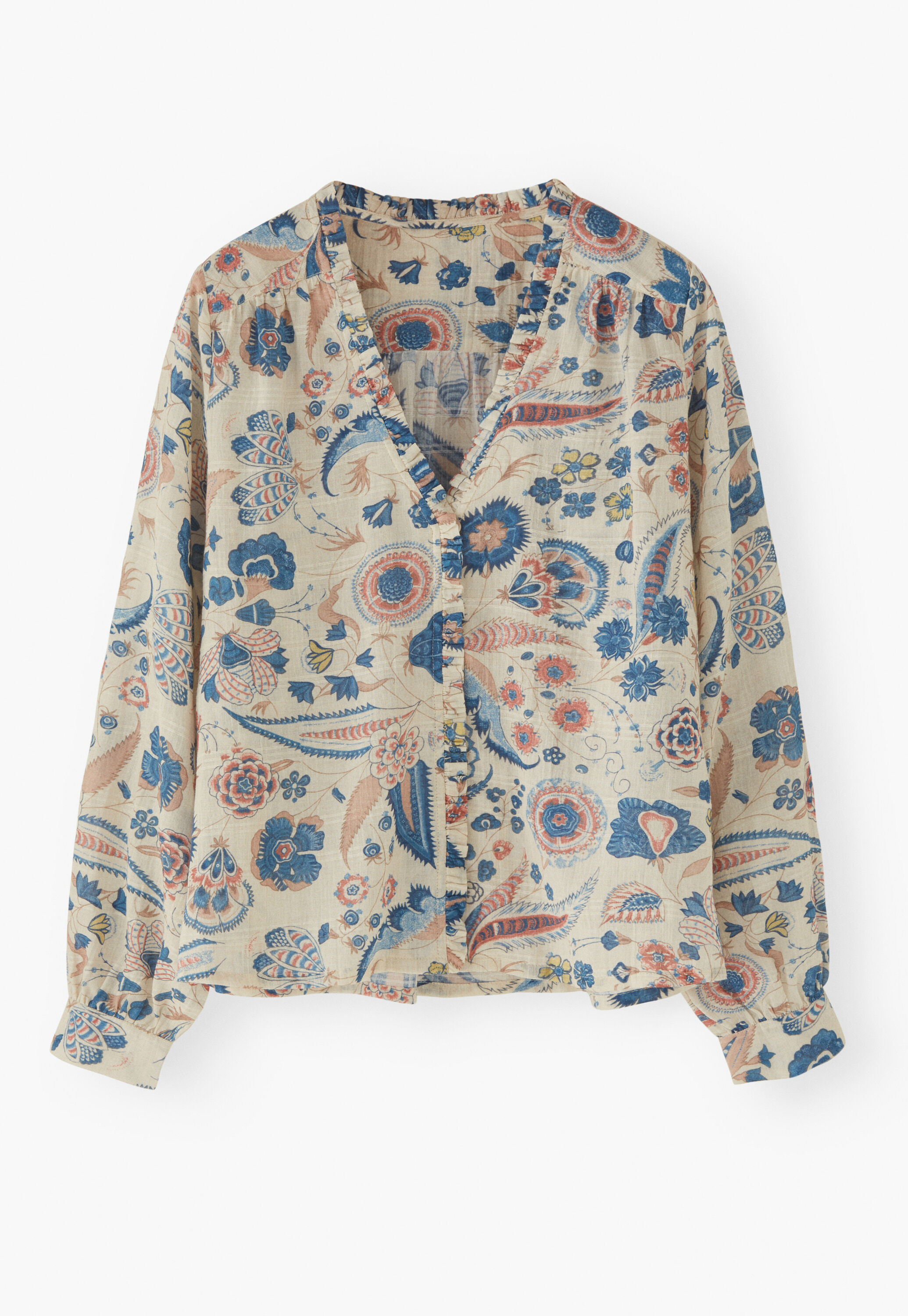 Bluse mit Print