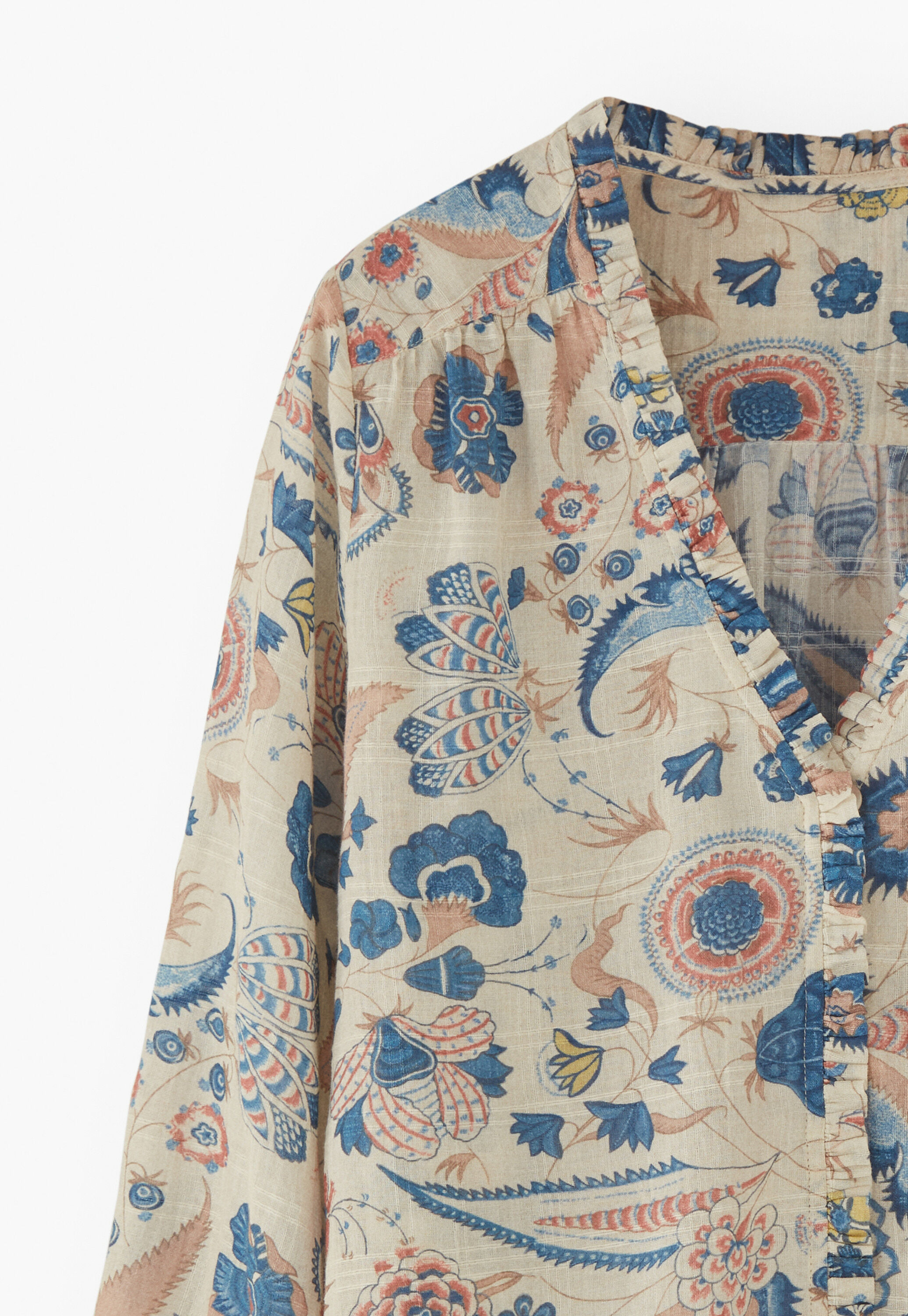 Bluse mit Print
