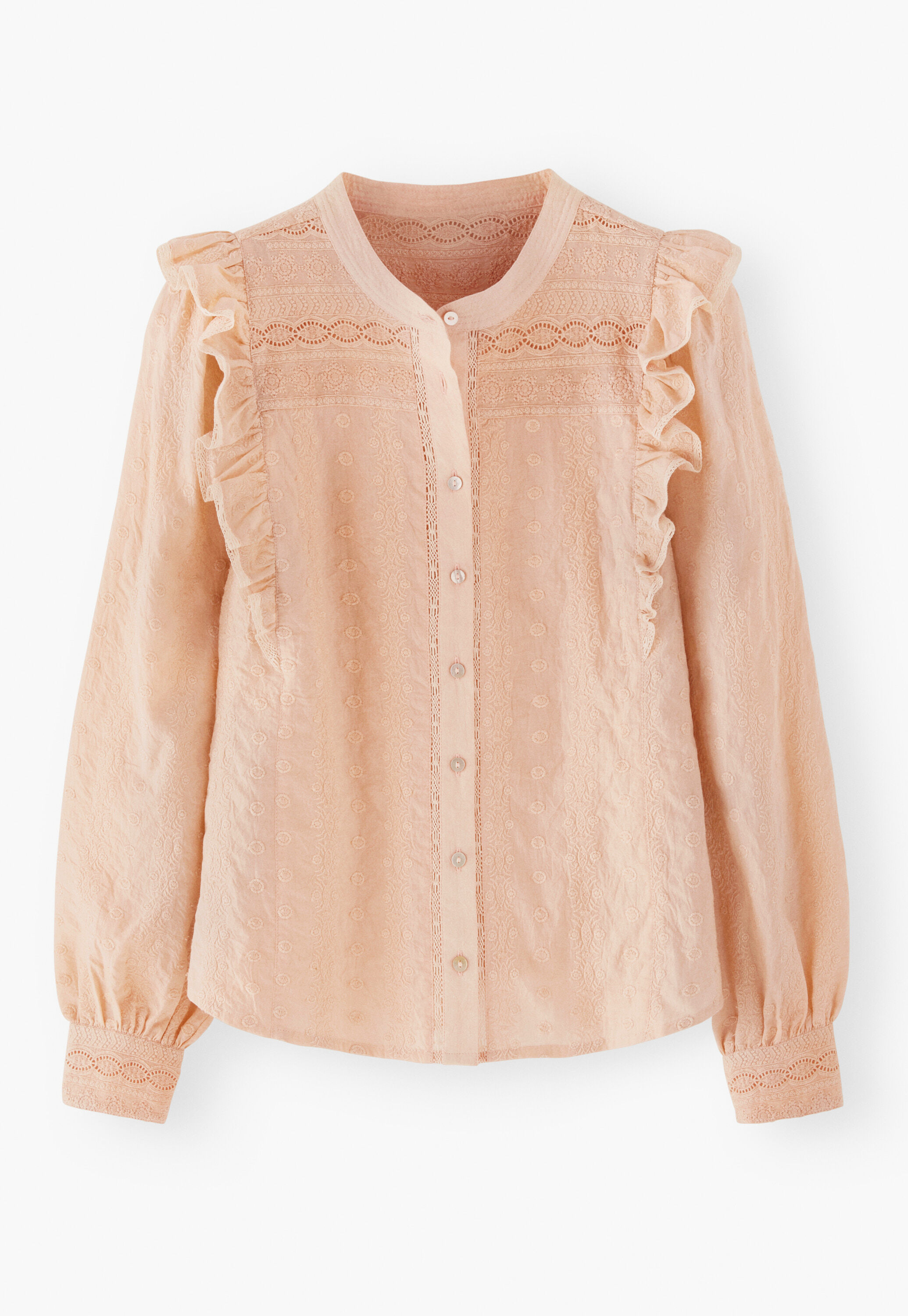 Broderie-Bluse