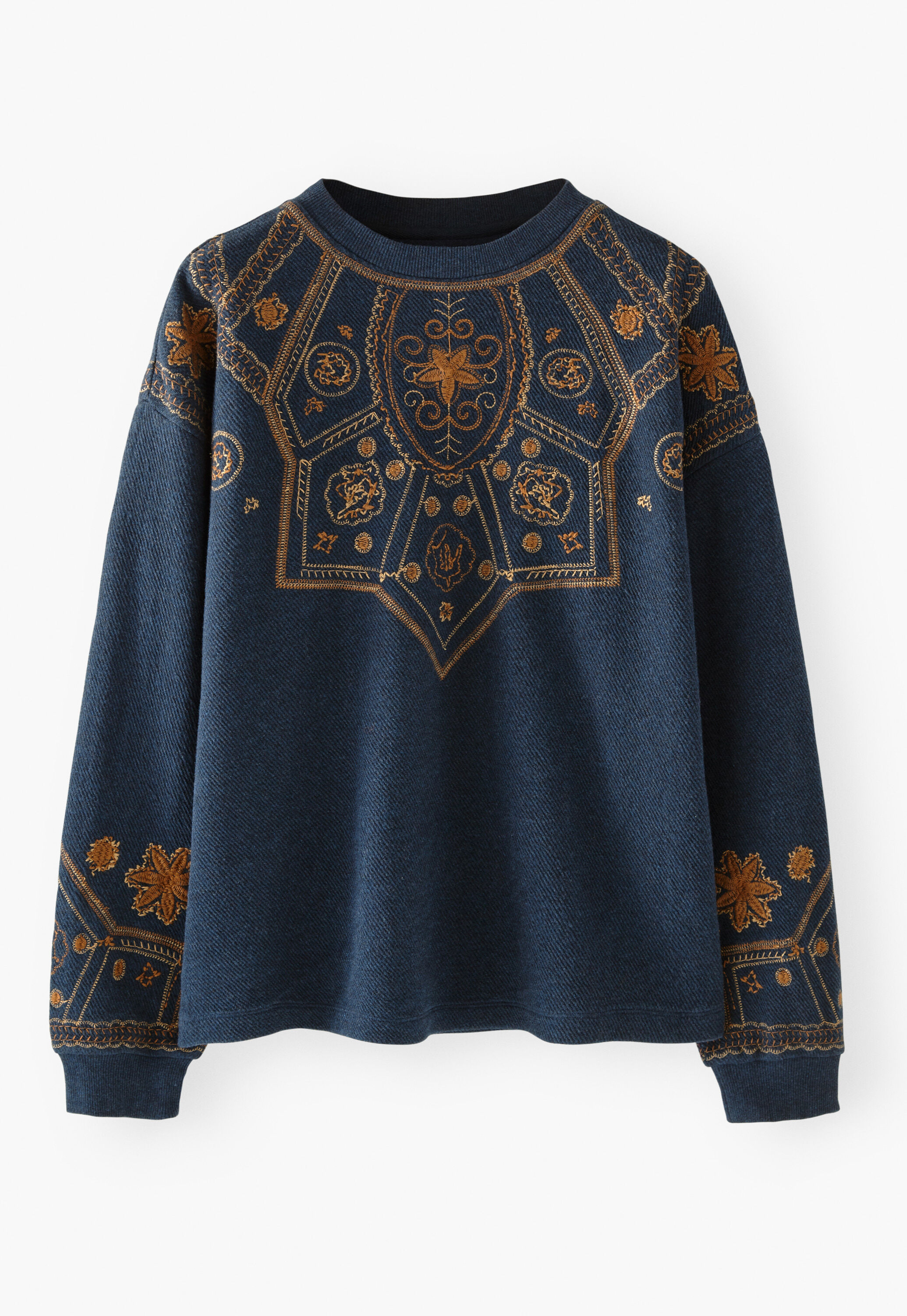 Sweatshirt mit Stickerei