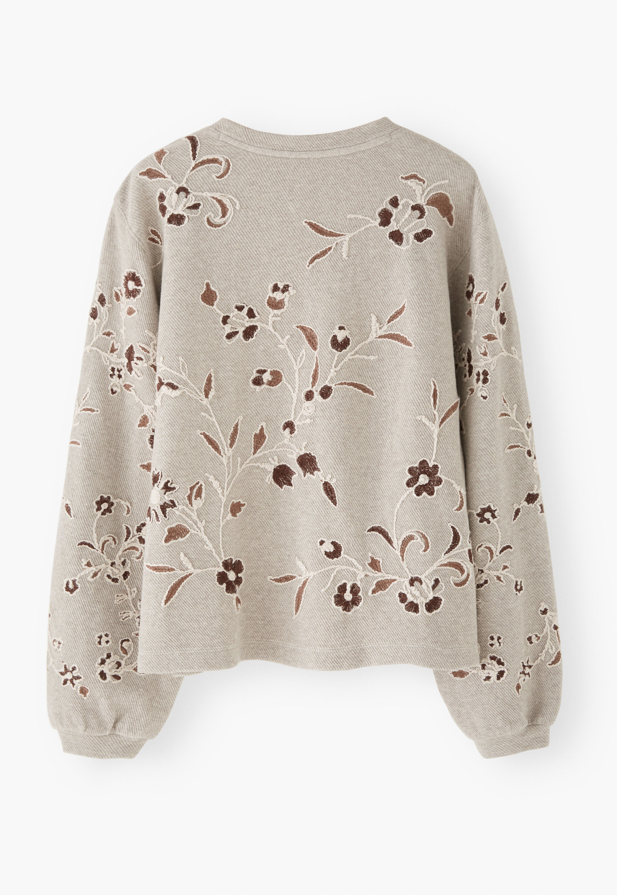 Besticktes Jersey-Oberteil