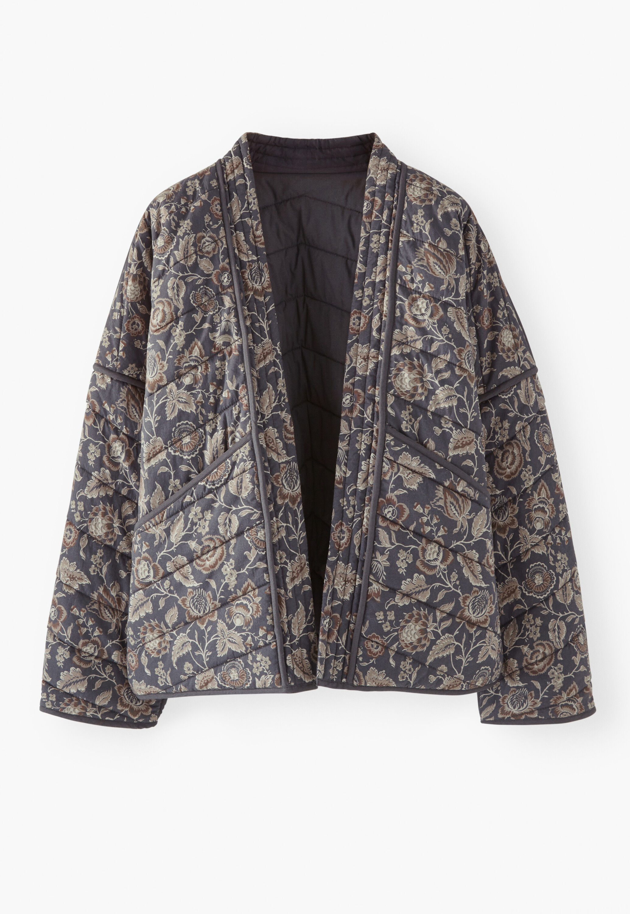 Gesteppte Jacke mit Print