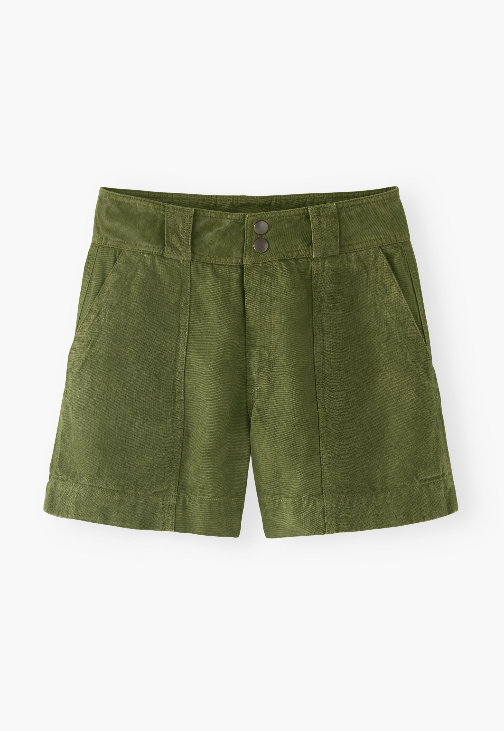 Kontraststoff-Shorts