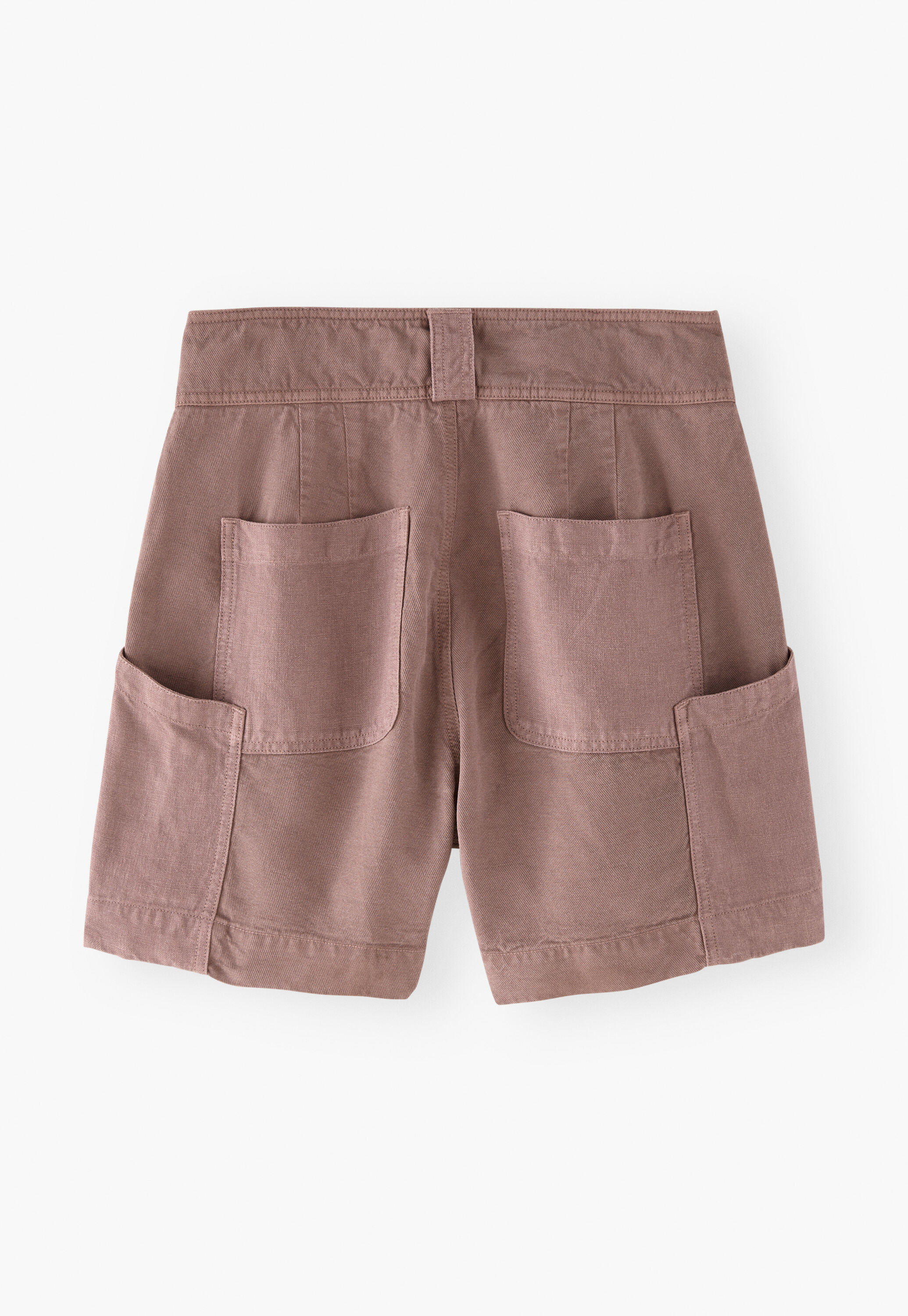 Kontraststoff-Shorts