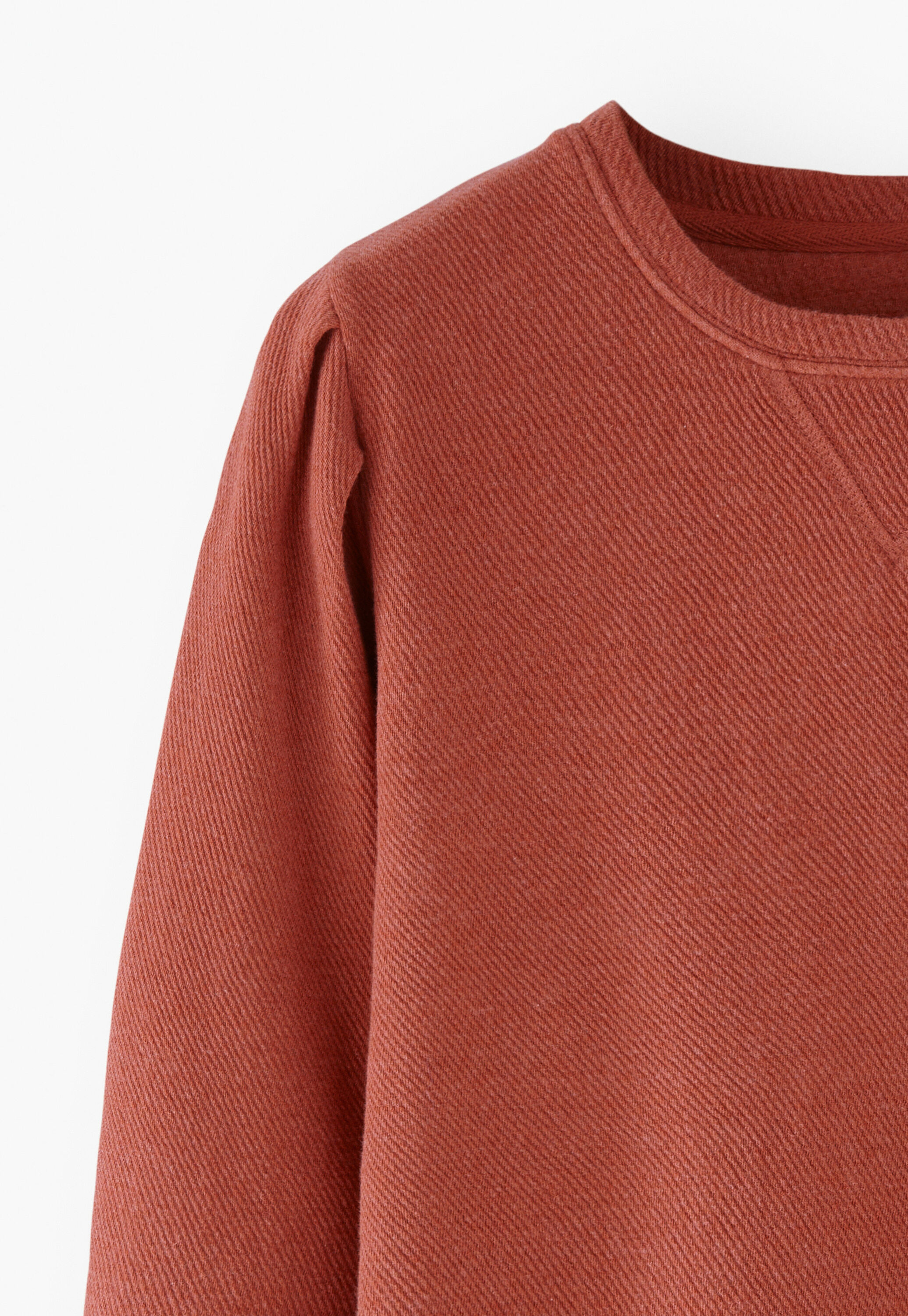 Sweatshirt mit Falten&auml;rmeln