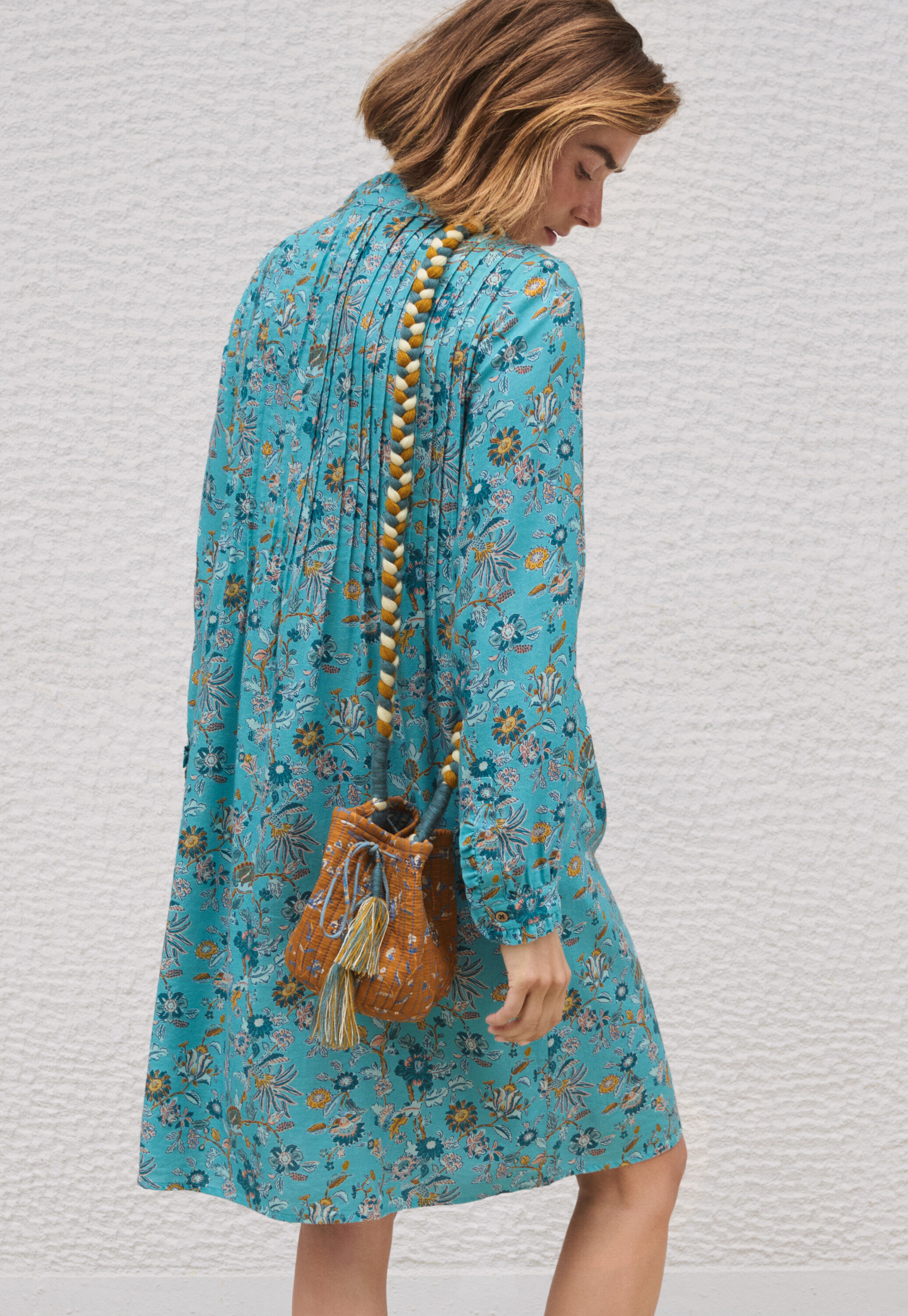Bedrucktes Hemdblusenkleid