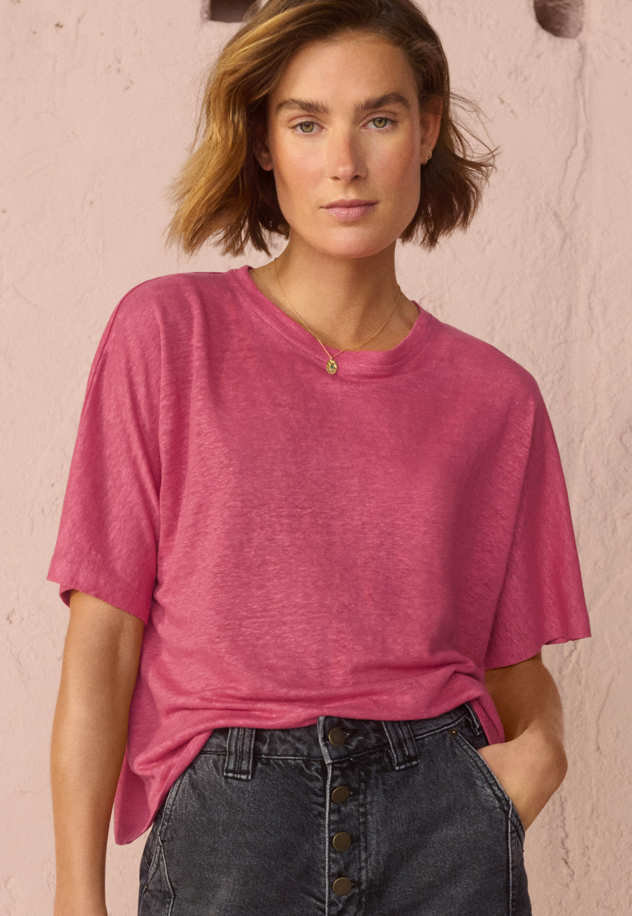 Kastiges T-Shirt