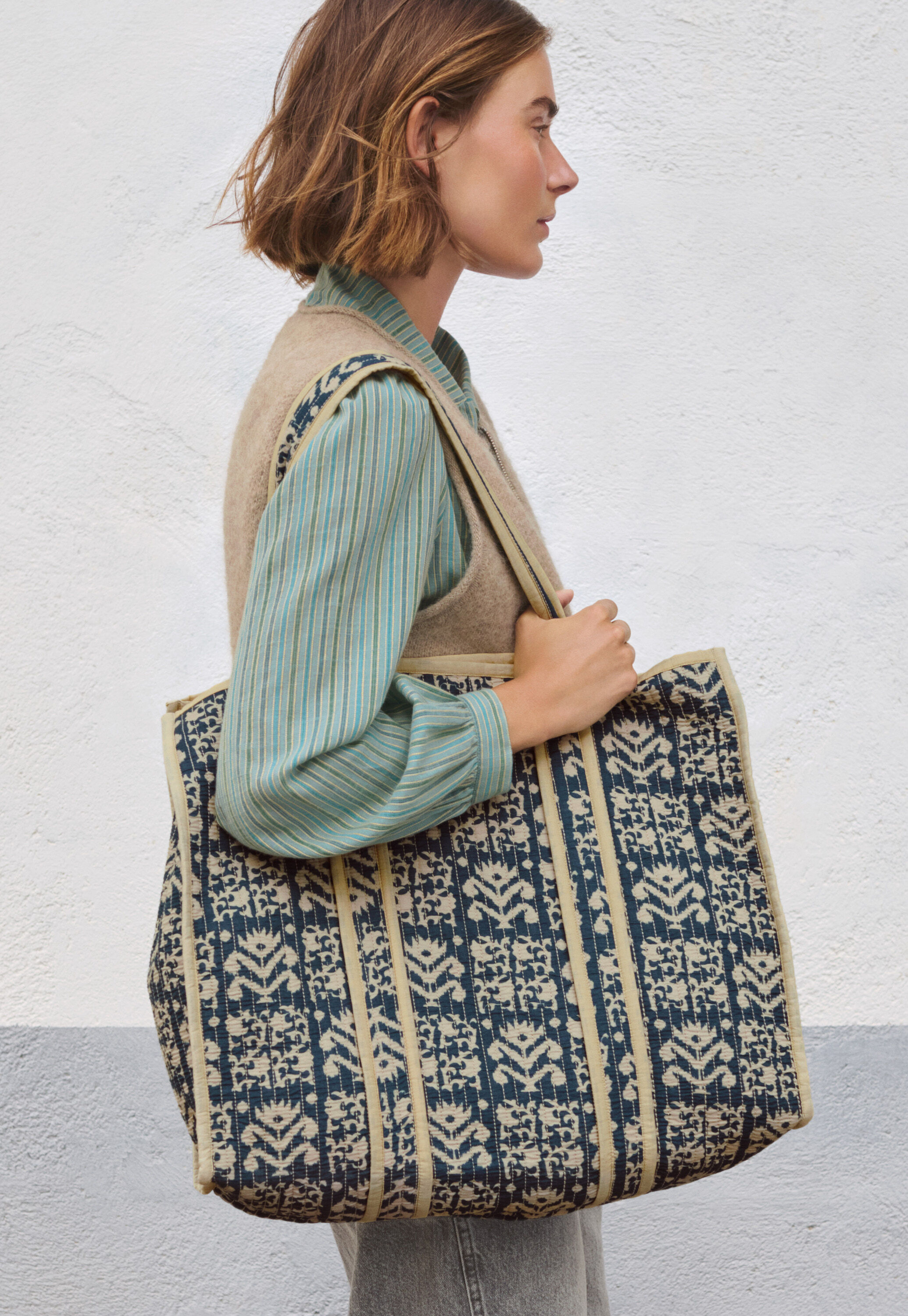 Bedruckte Stepptasche