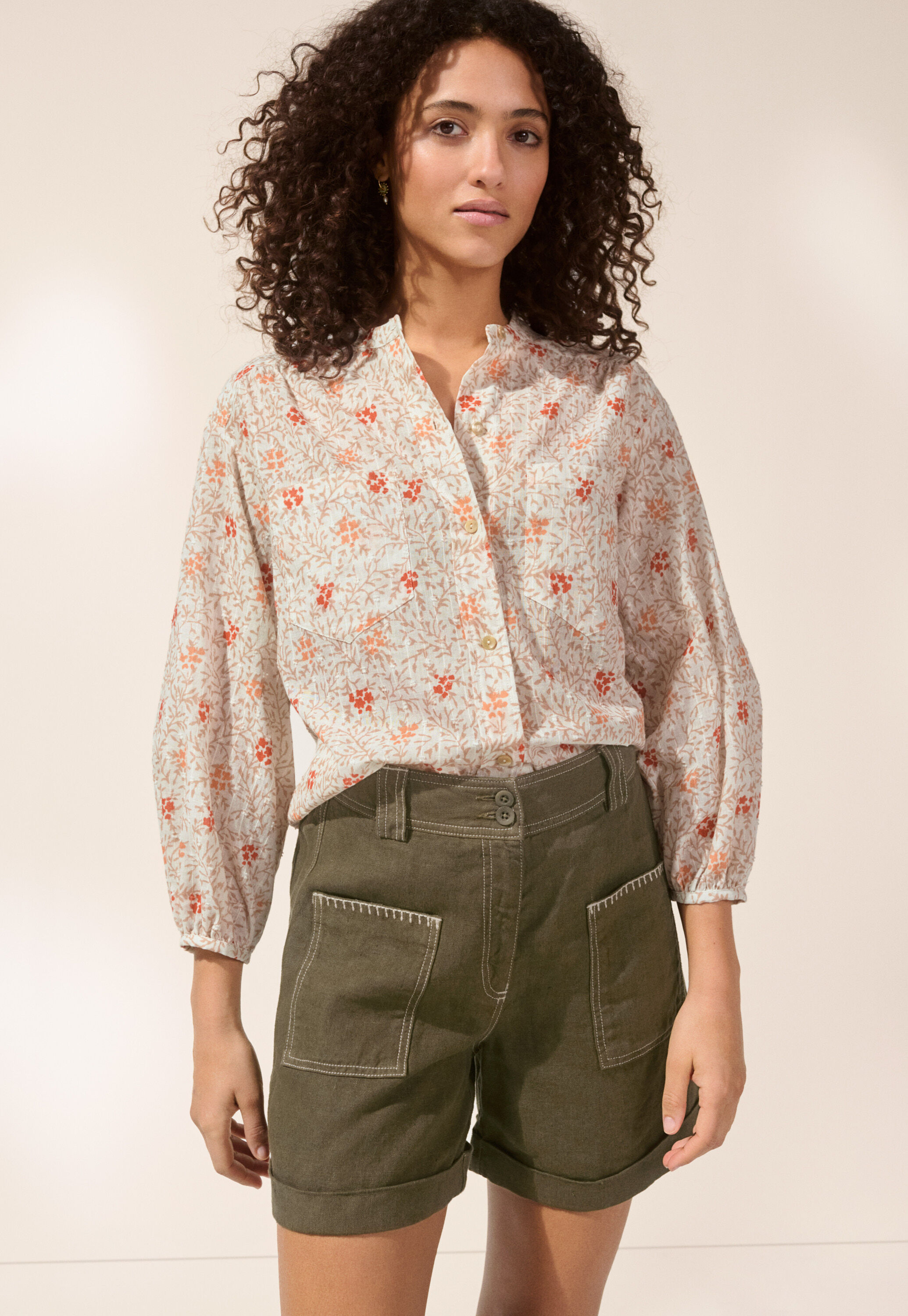 Bedruckte Bluse