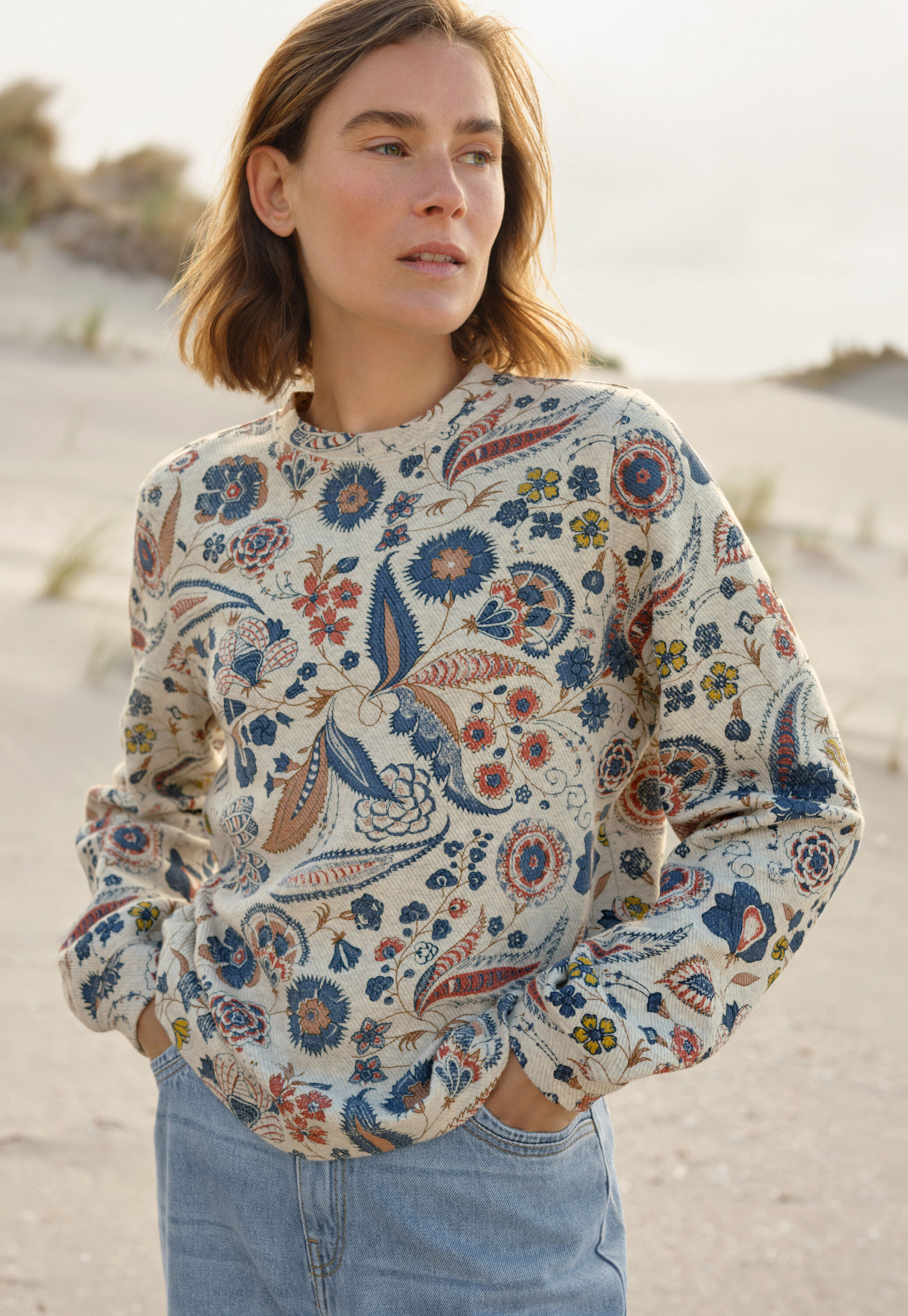 Bedrucktes Jersey-Sweatshirt