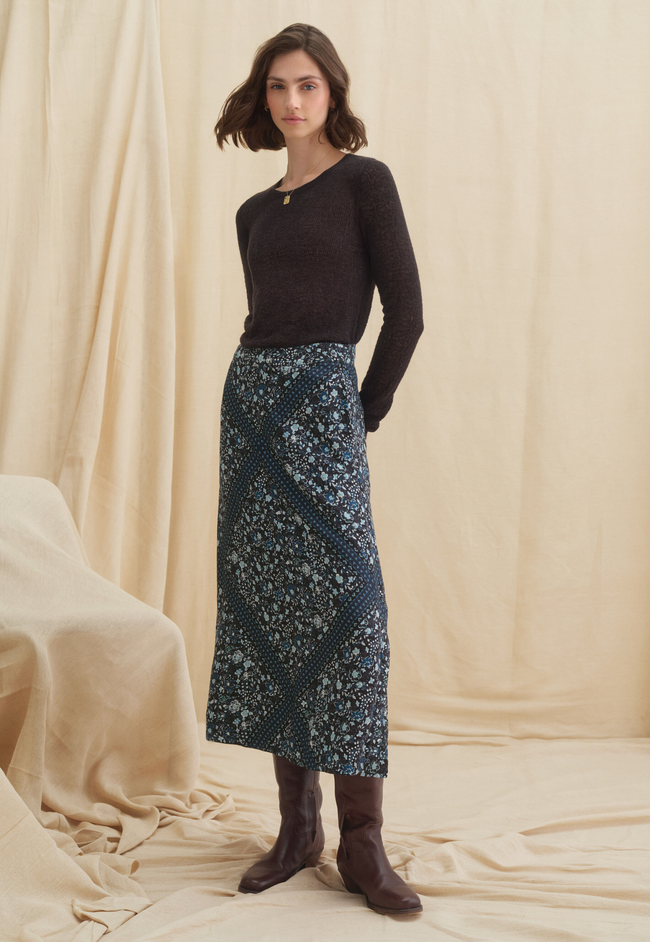 Rock mit Print 