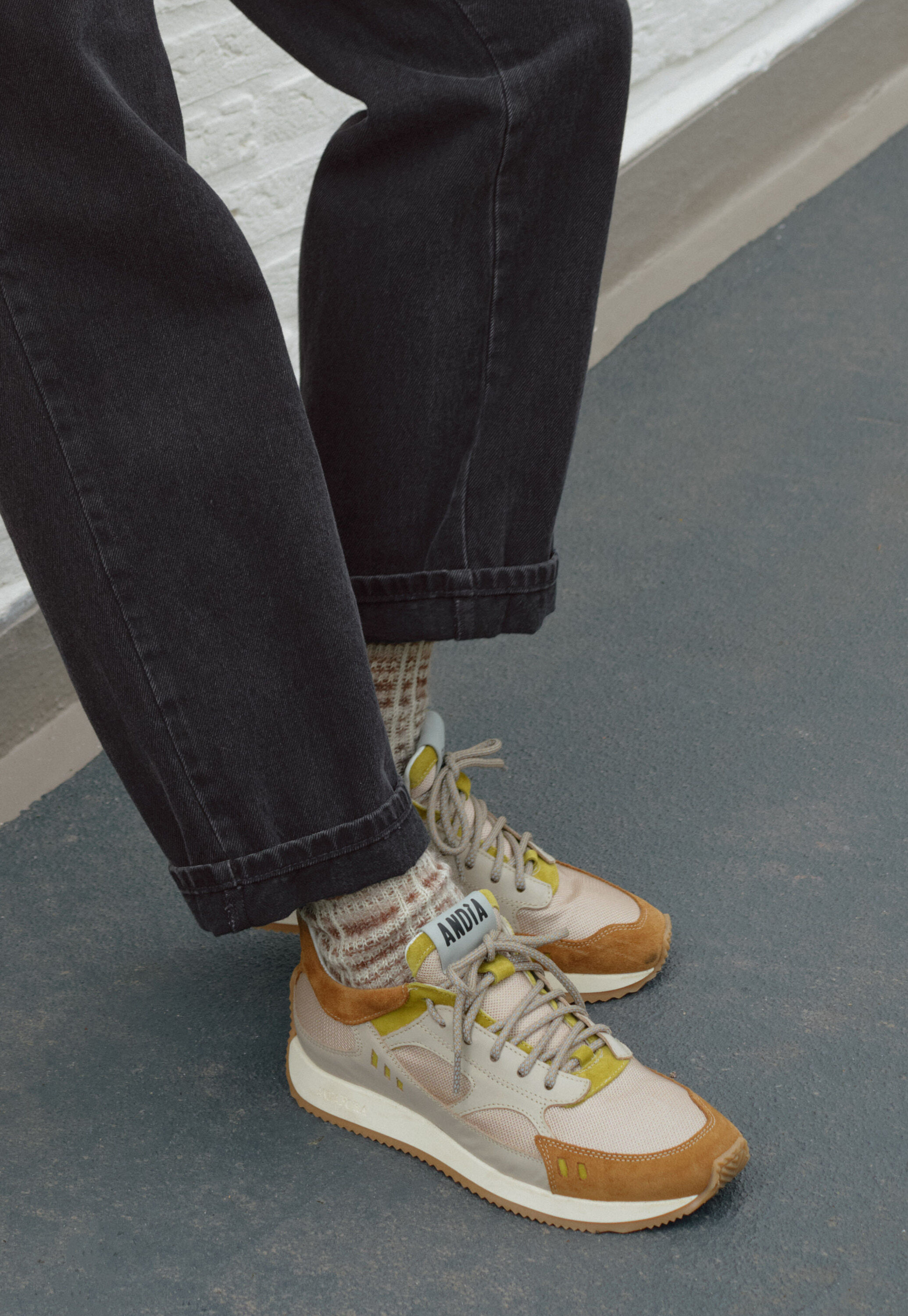 Gemusterte Socken