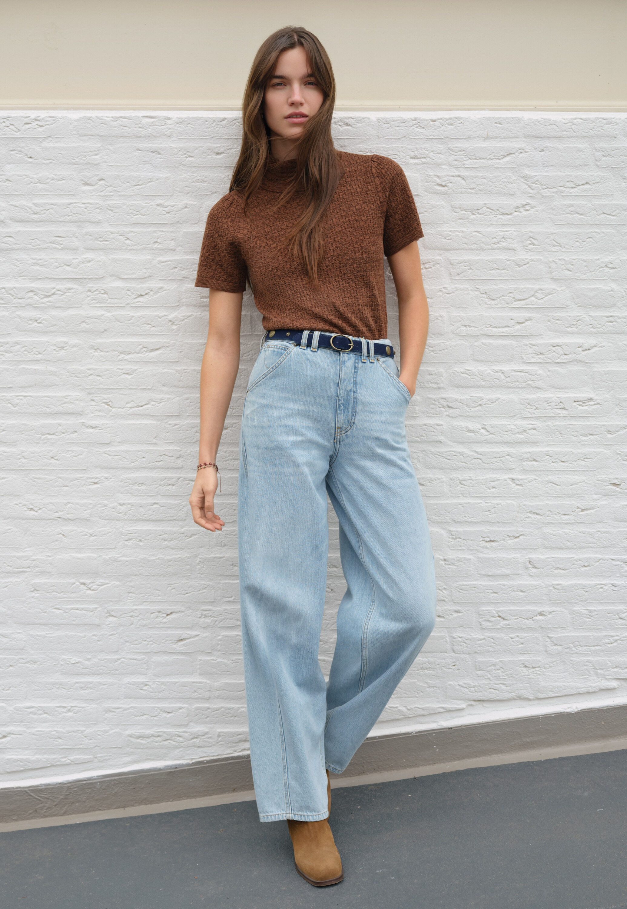 Pointelle-Pullover