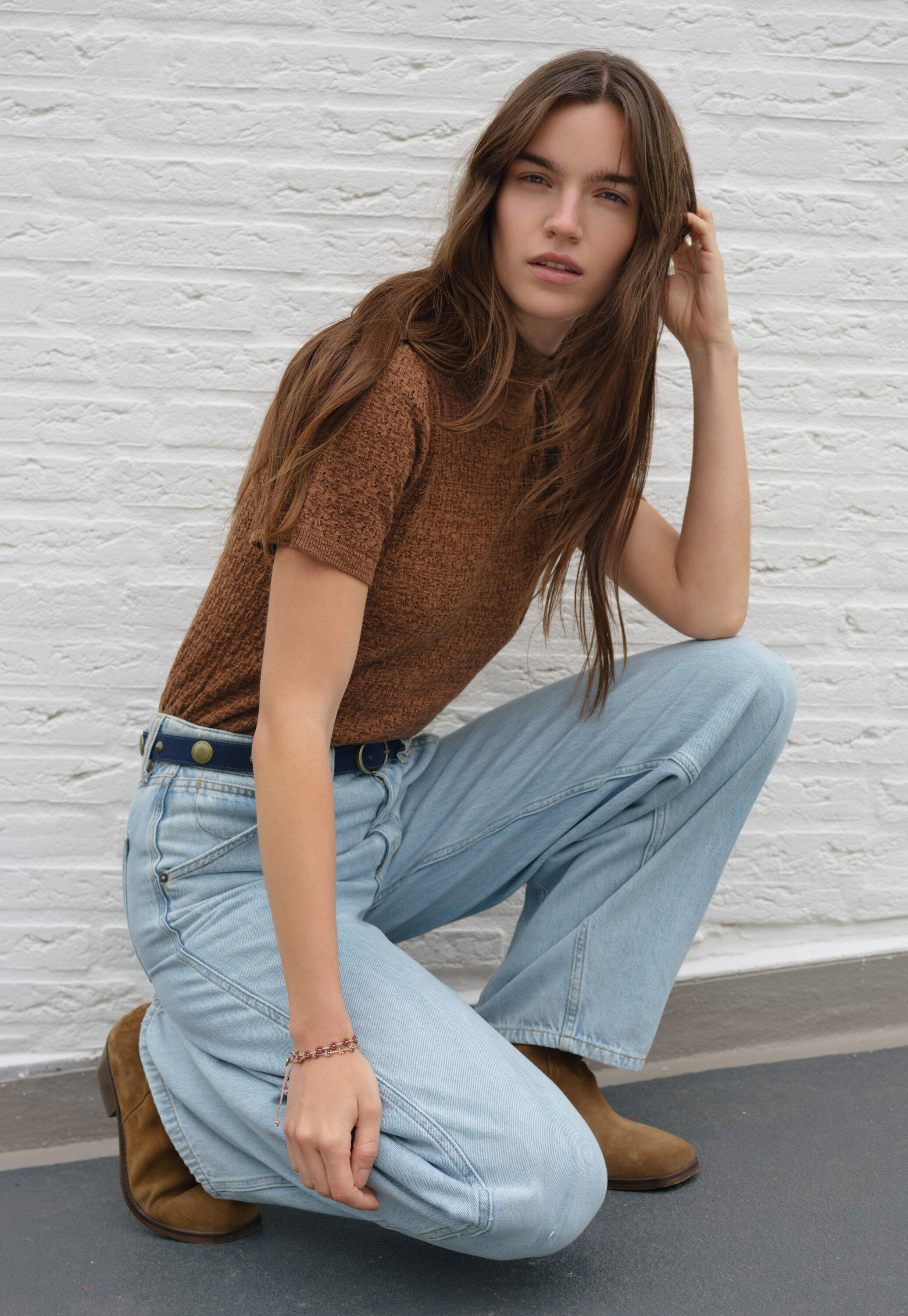 Pointelle-Pullover