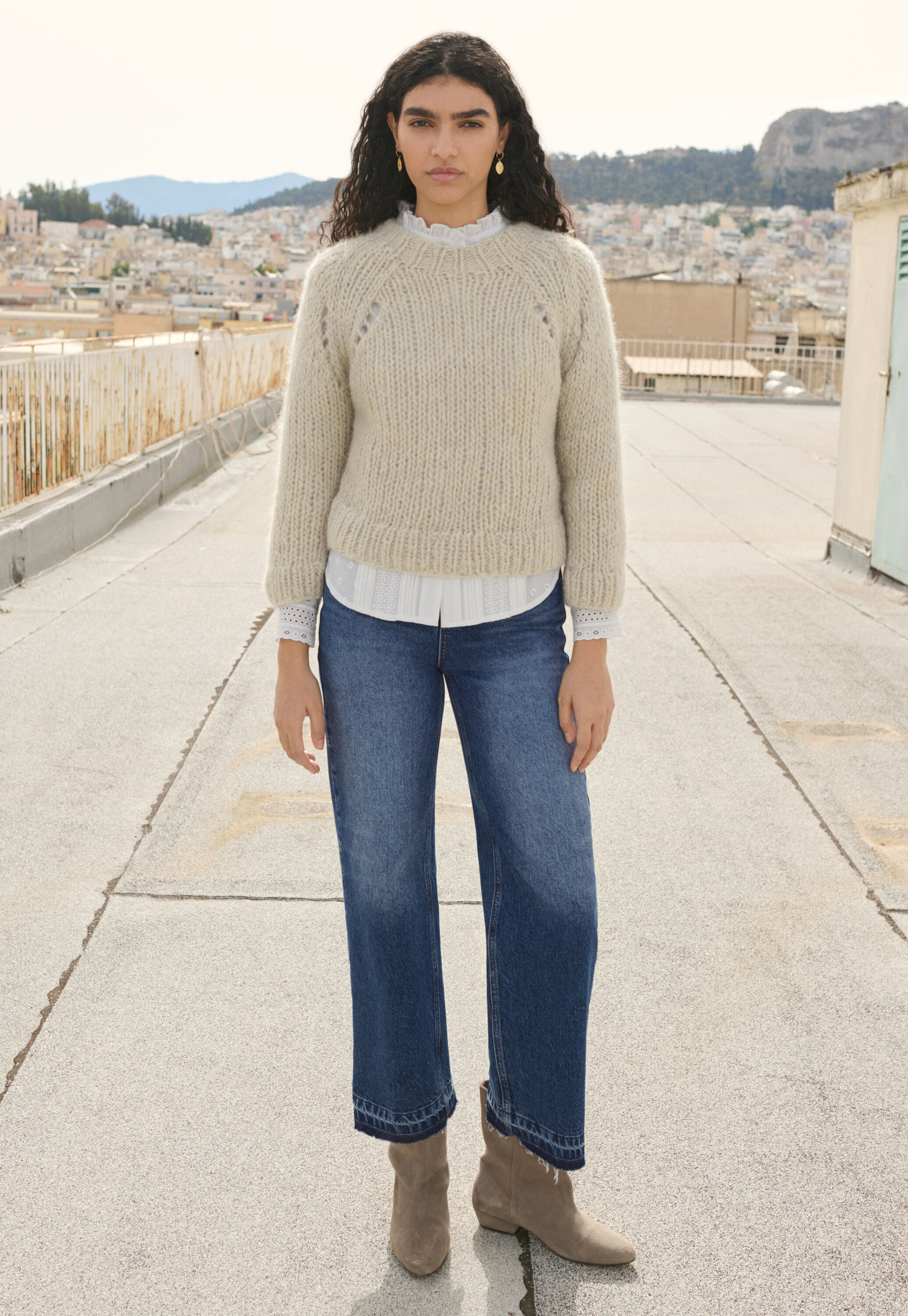Handgestrickter Pullover