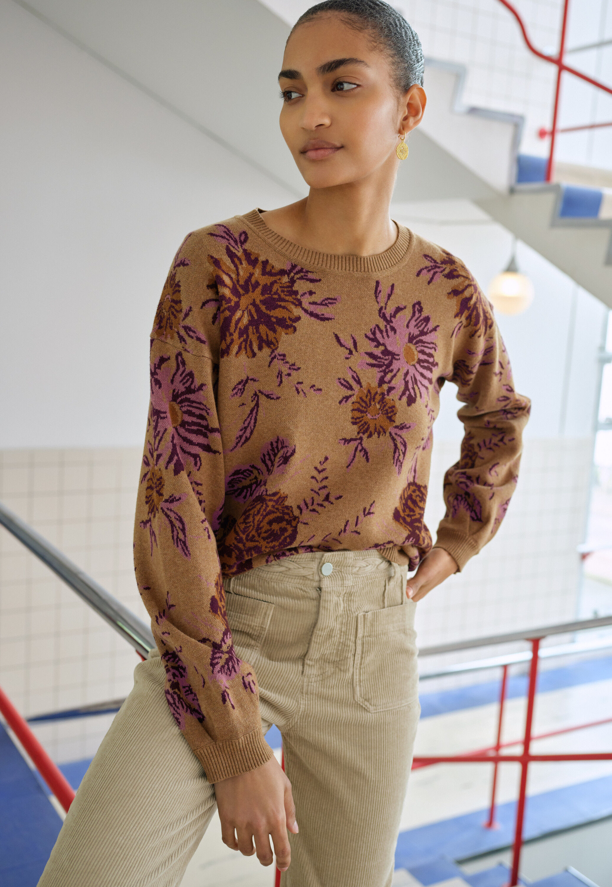 Jacquard-Pullover