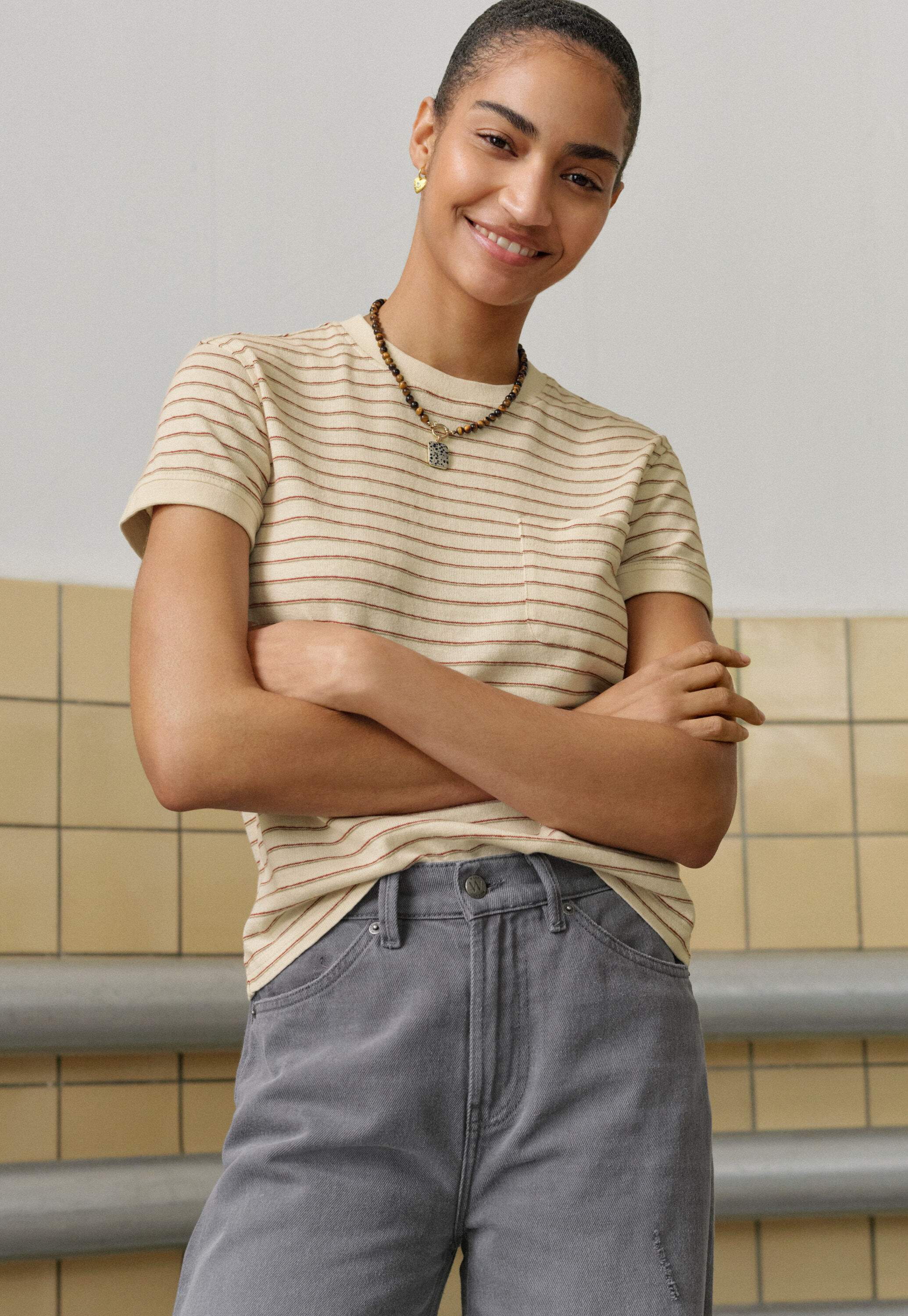 Gestreiftes T-Shirt