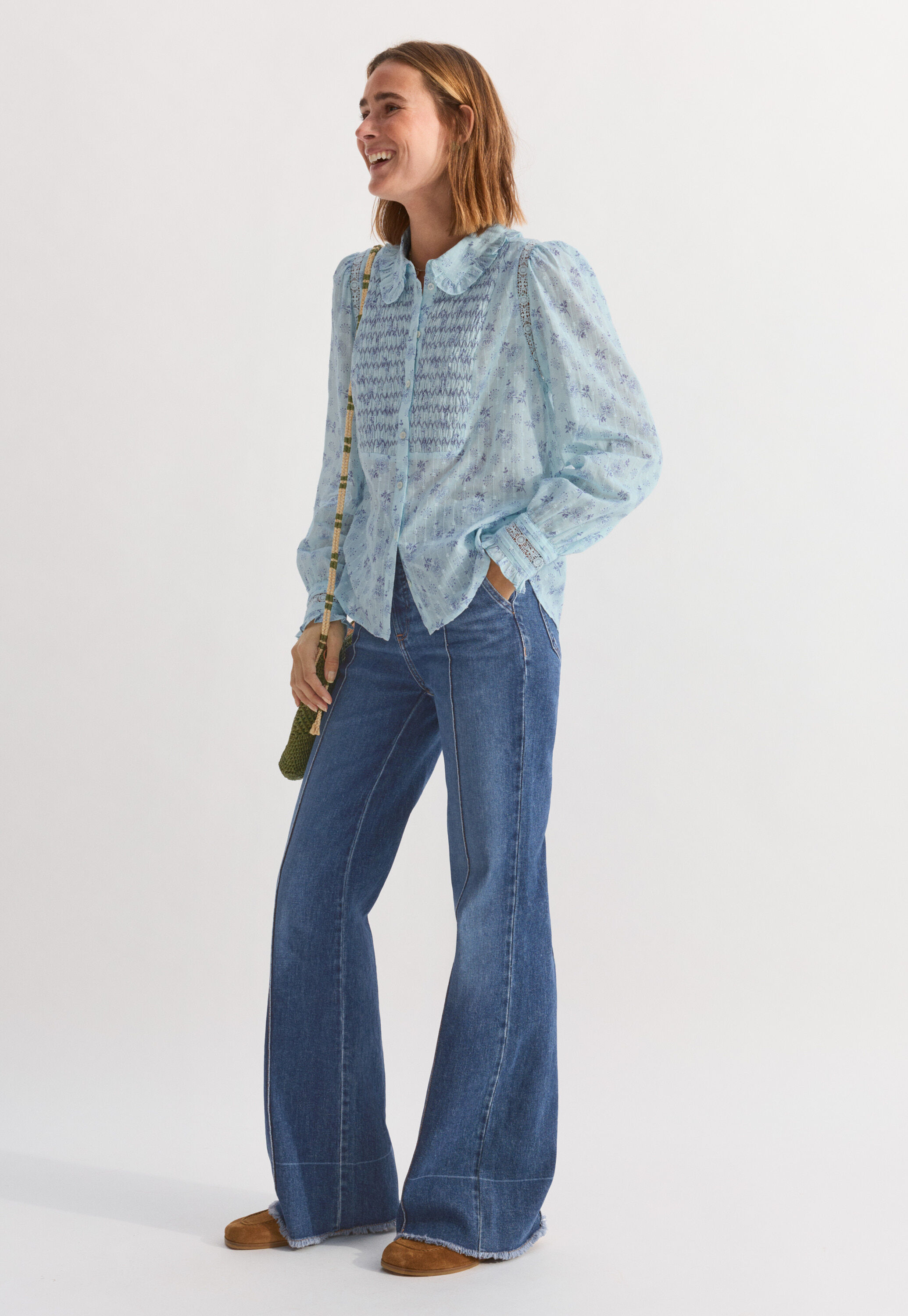 Bluse mit Print