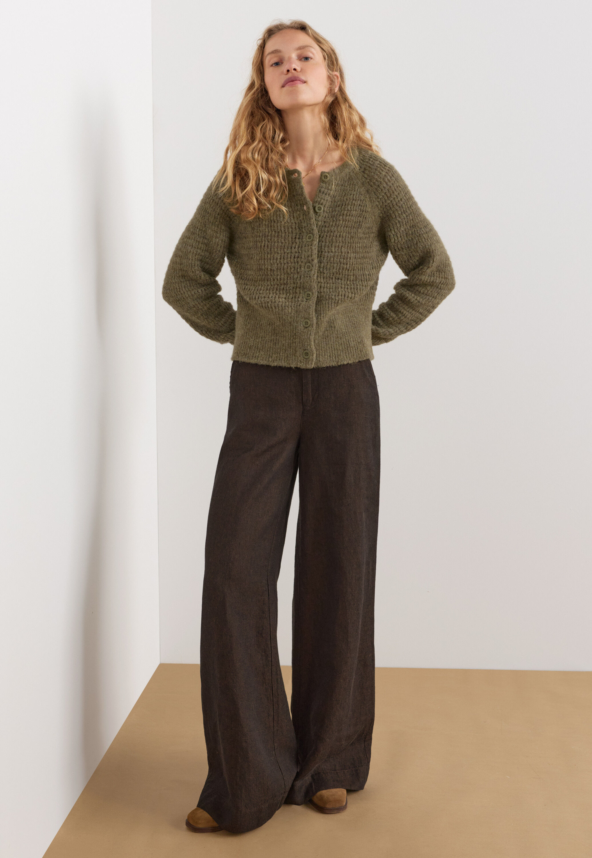 Durchgekn&ouml;pfter Cardigan