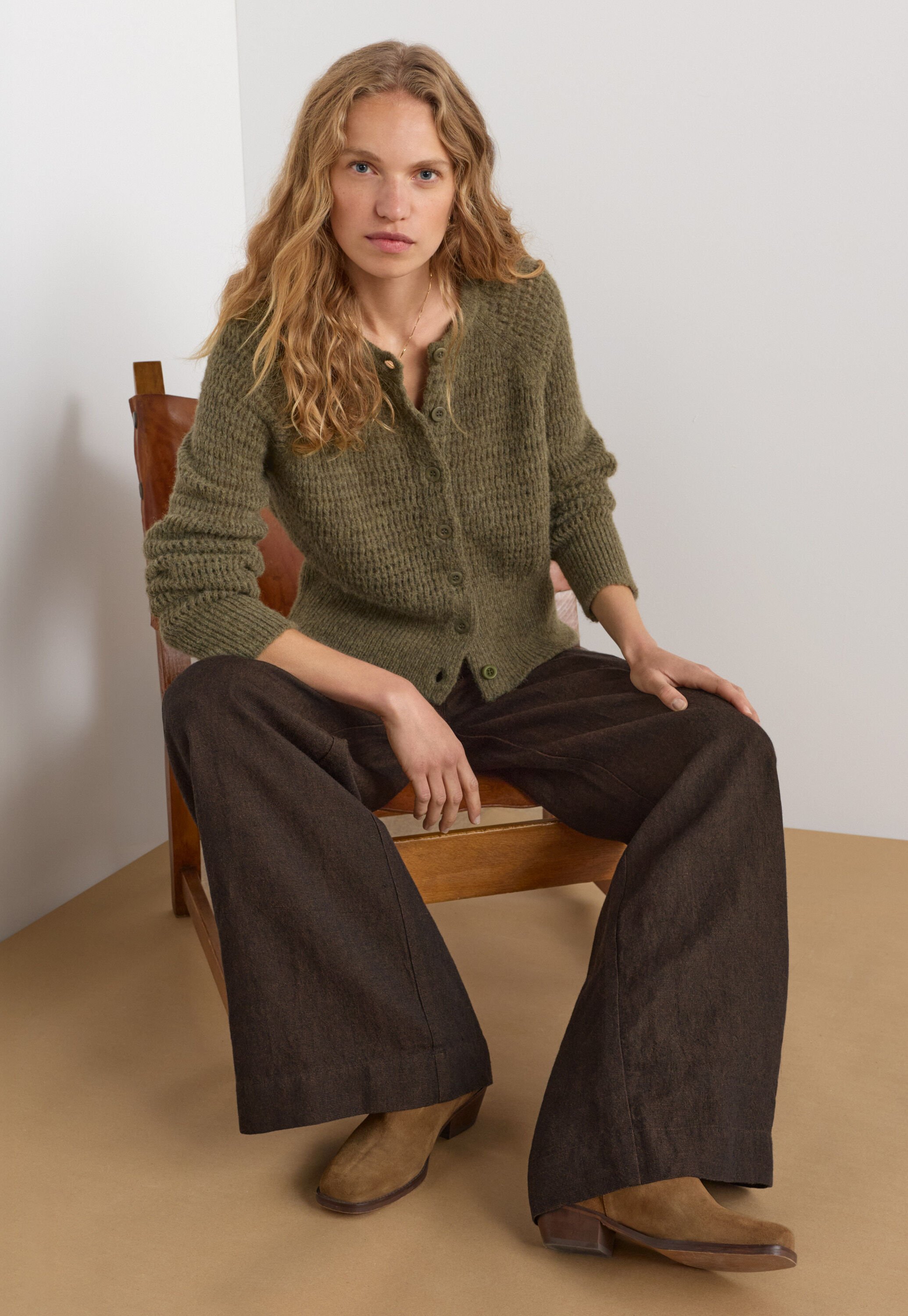 Durchgekn&ouml;pfter Cardigan