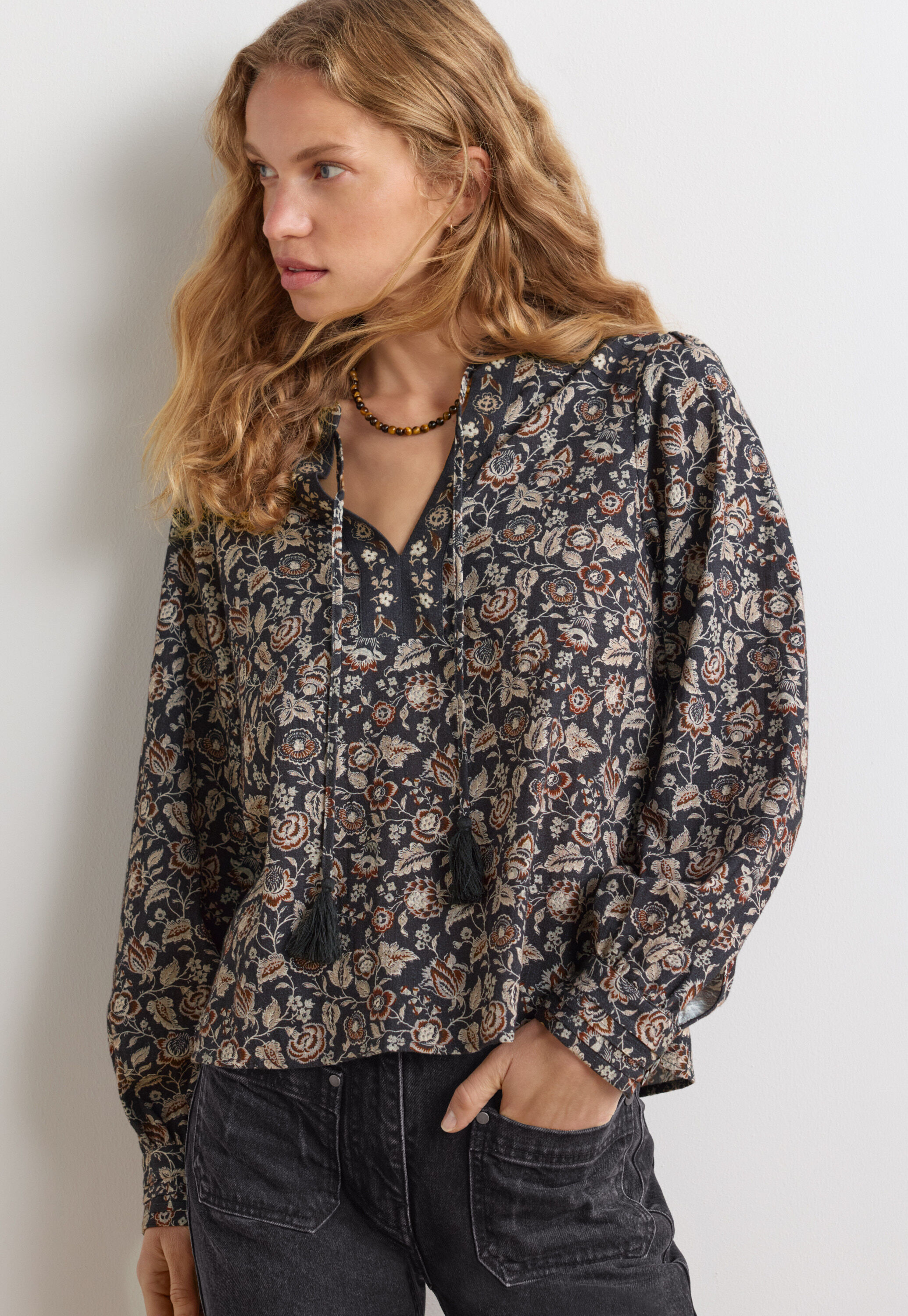 Bedruckte Bluse