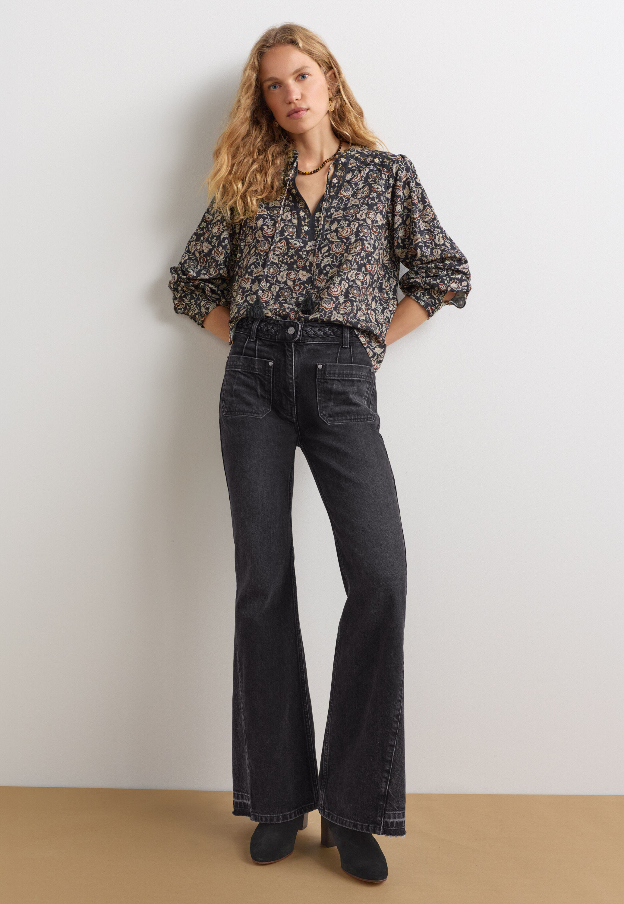 Bedruckte Bluse