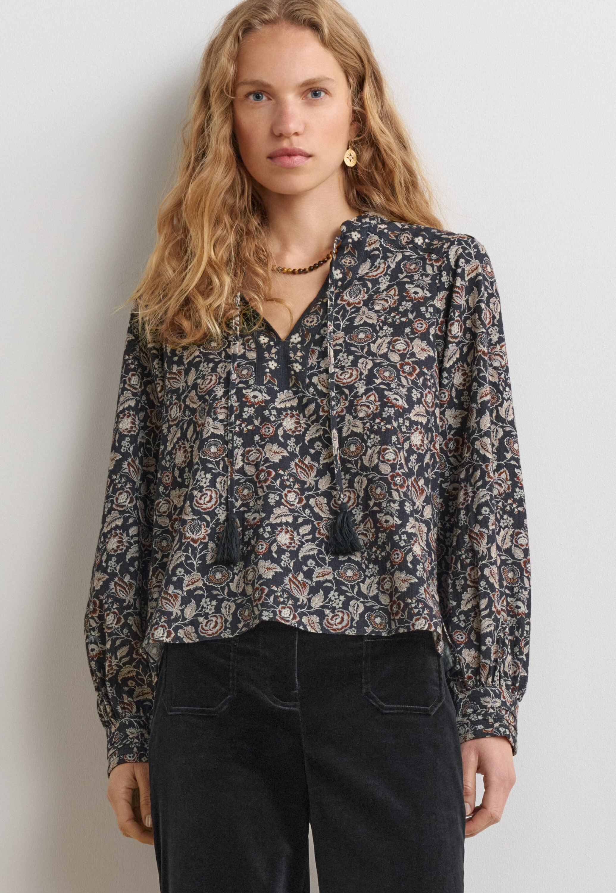 Bedruckte Bluse
