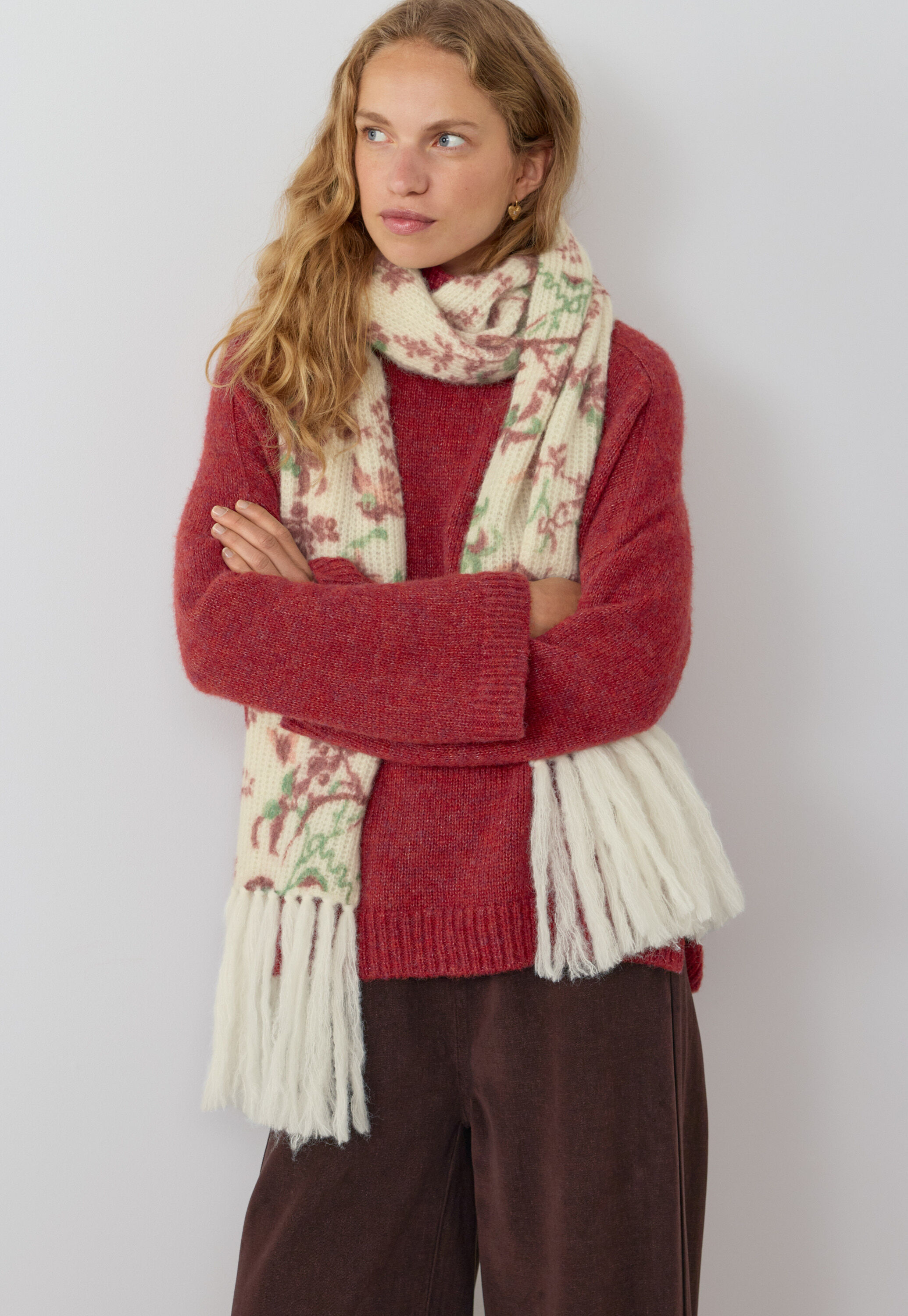 Pullover mit hohem Kragen